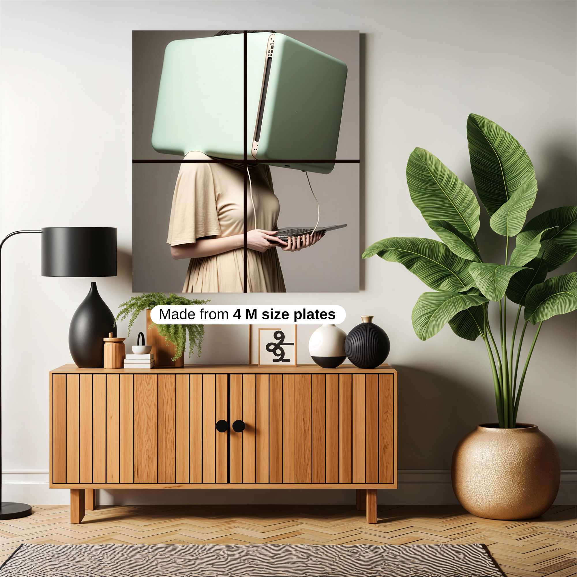 Laptop Whimsy Safe Wall Magnetic / M
