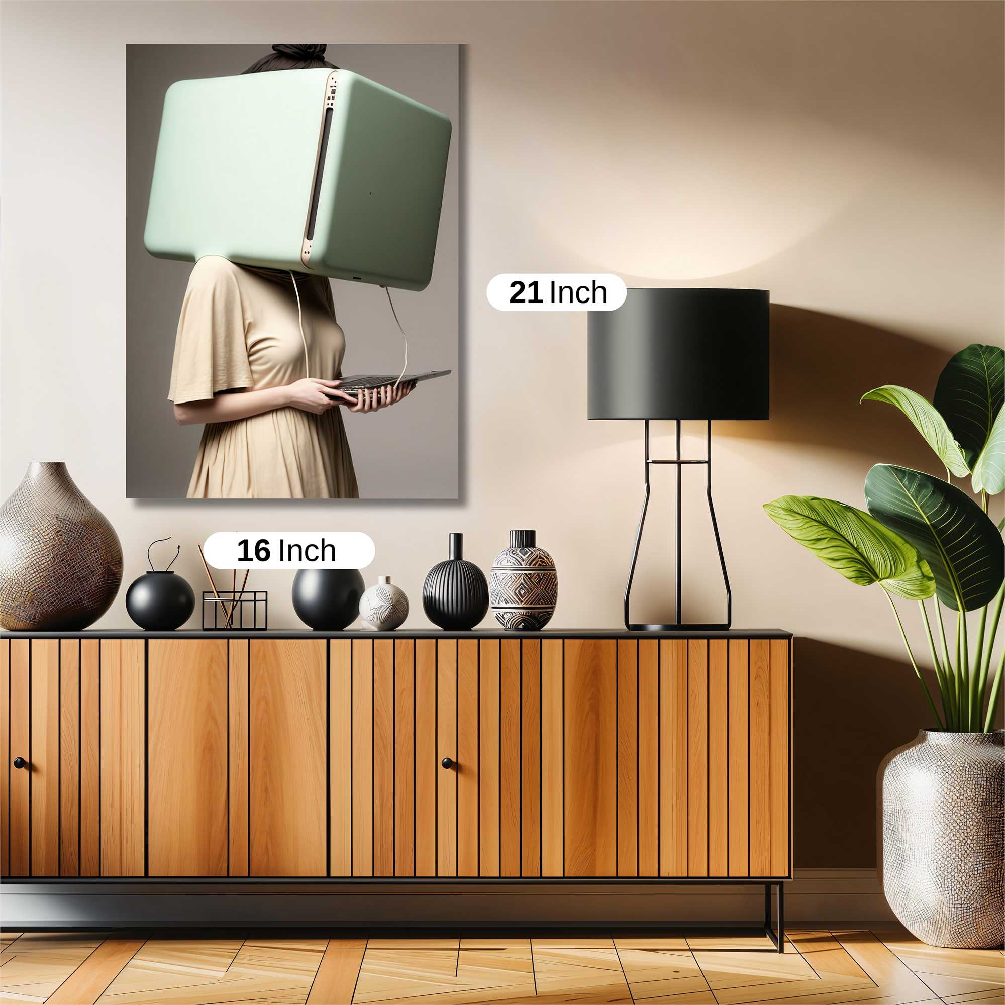 Laptop Whimsy Safe Wall Magnetic / M