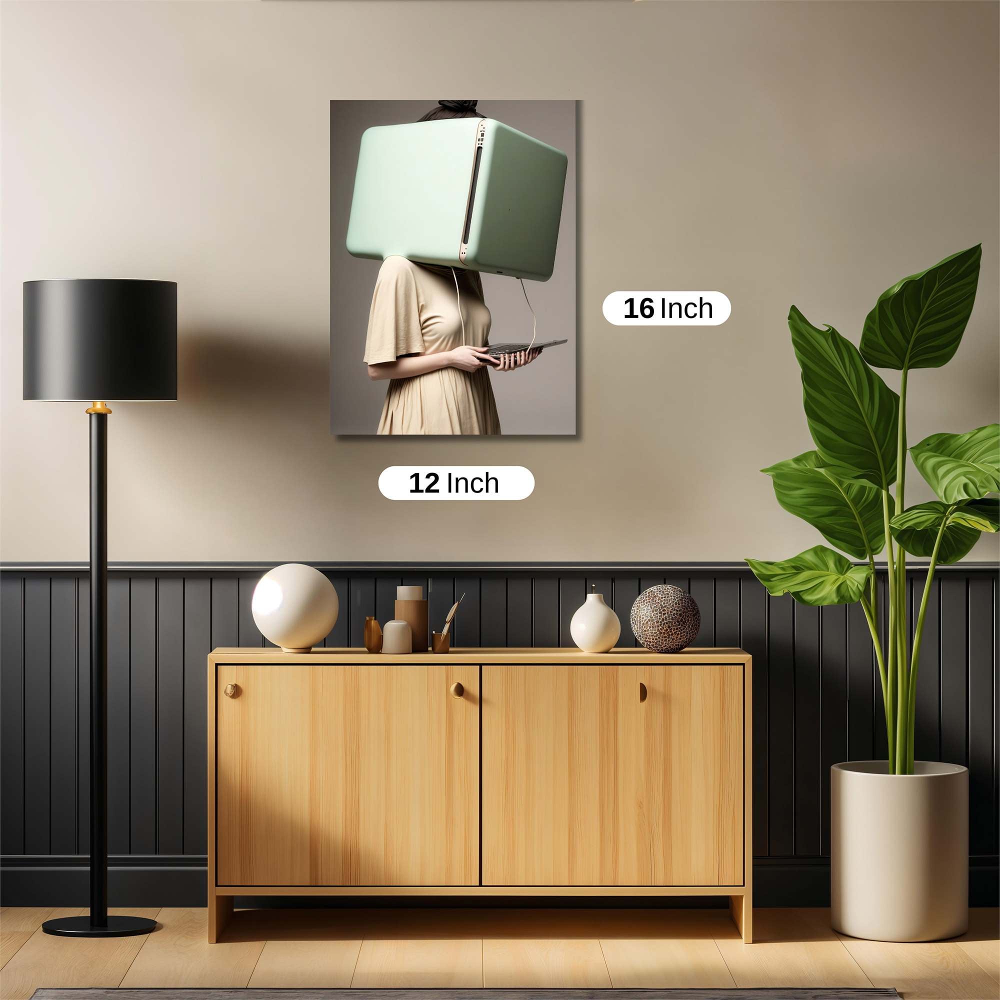 Laptop Whimsy Safe Wall Magnetic / M