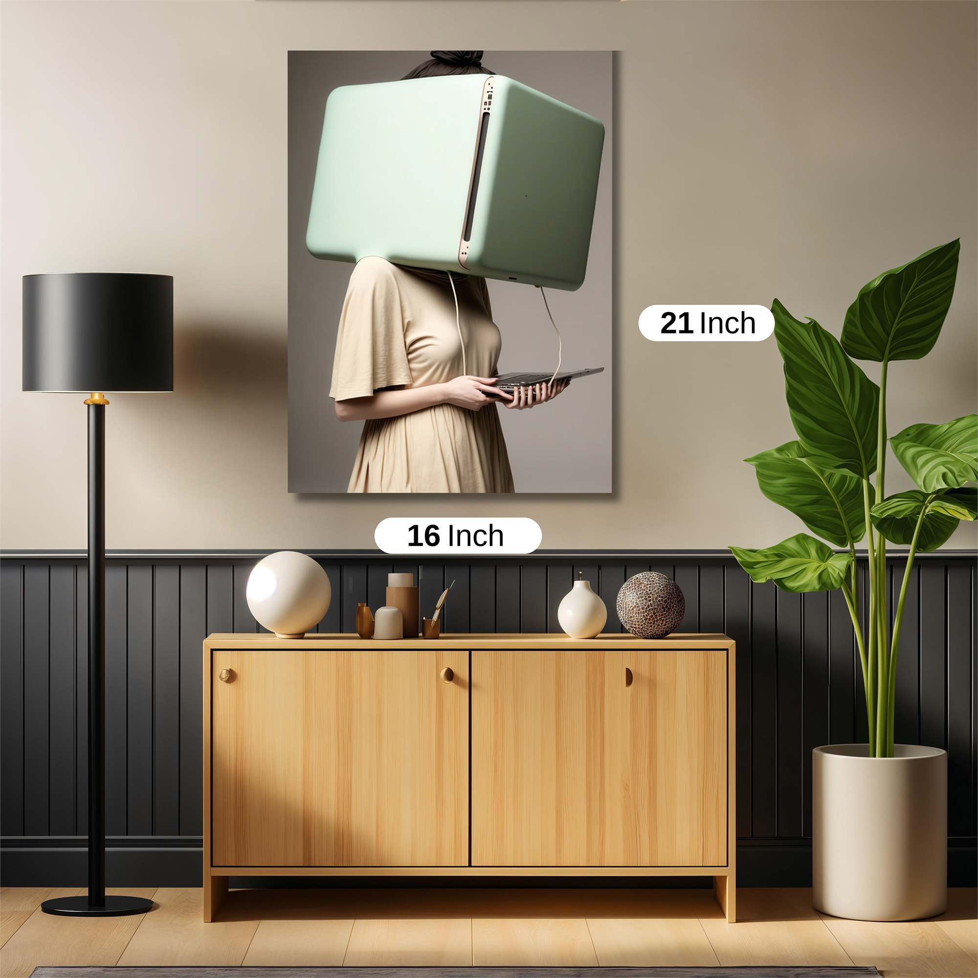 Laptop Whimsy Safe Wall Magnetic / M