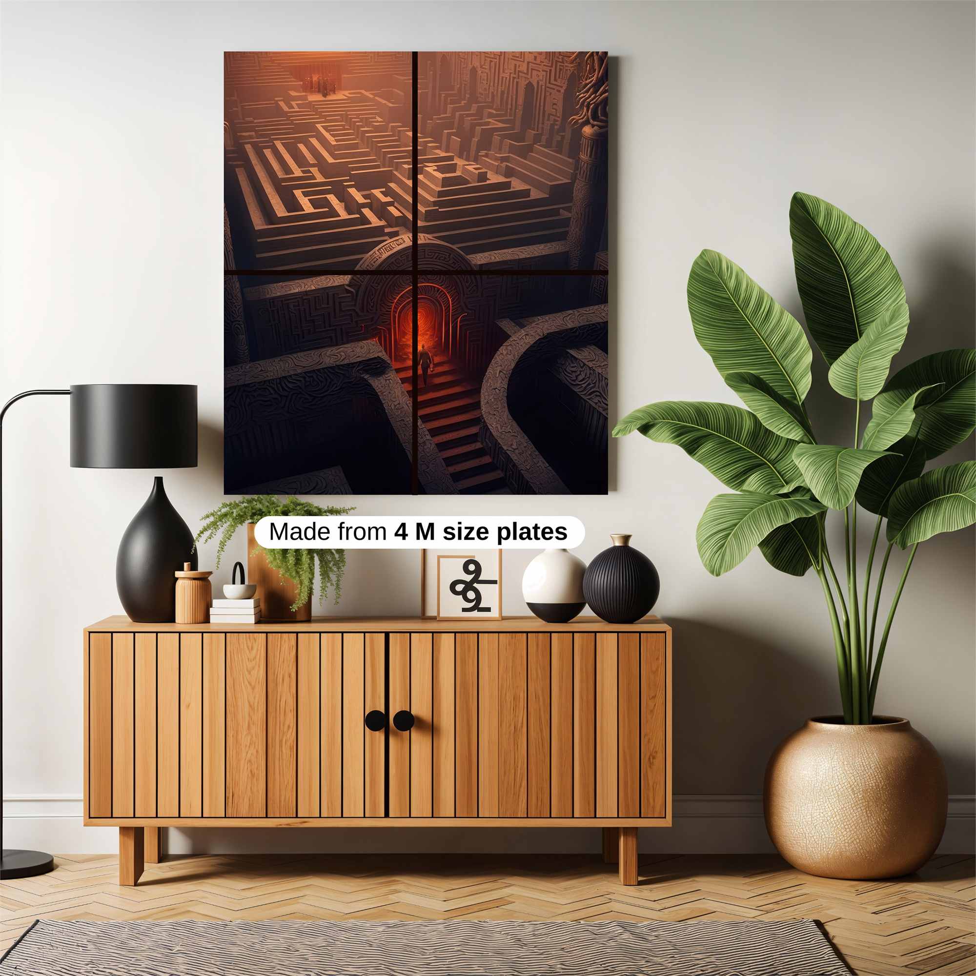 Labyrinth Enigma Safe Wall Magnetic / M
