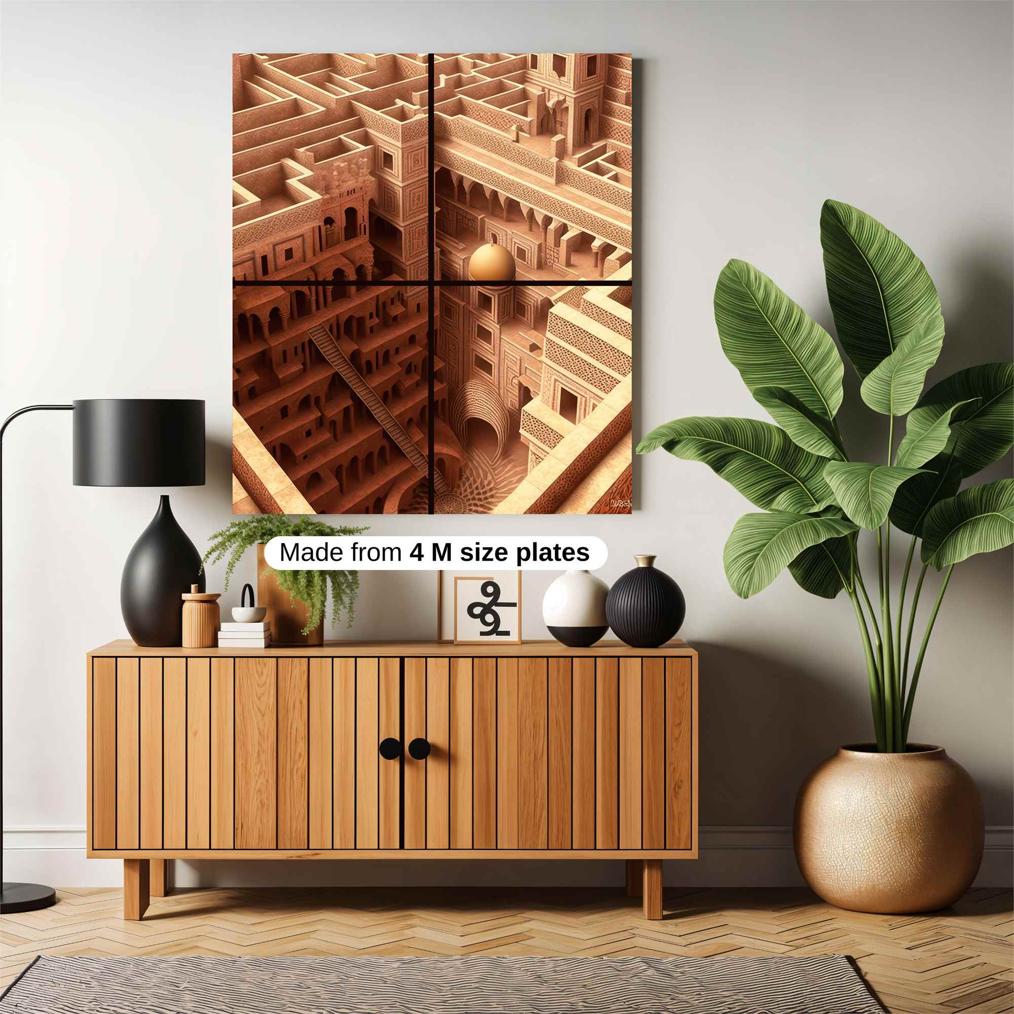 Labyrinthine Enigma Safe Wall Magnetic / M