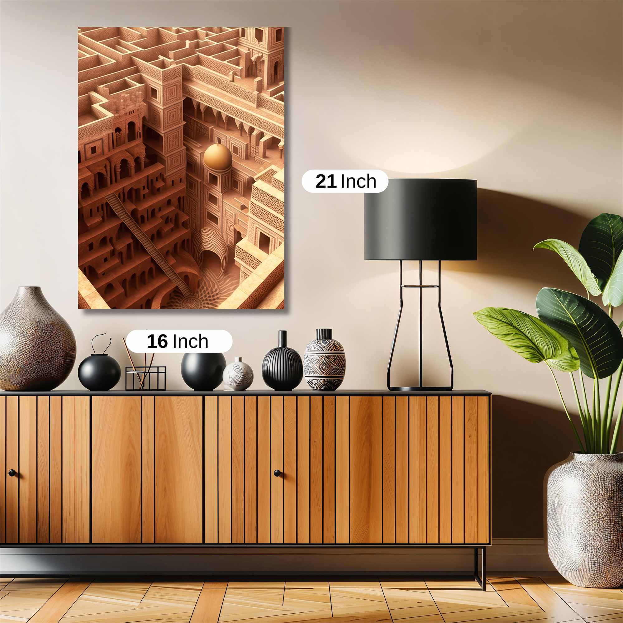 Labyrinthine Enigma Safe Wall Magnetic / M