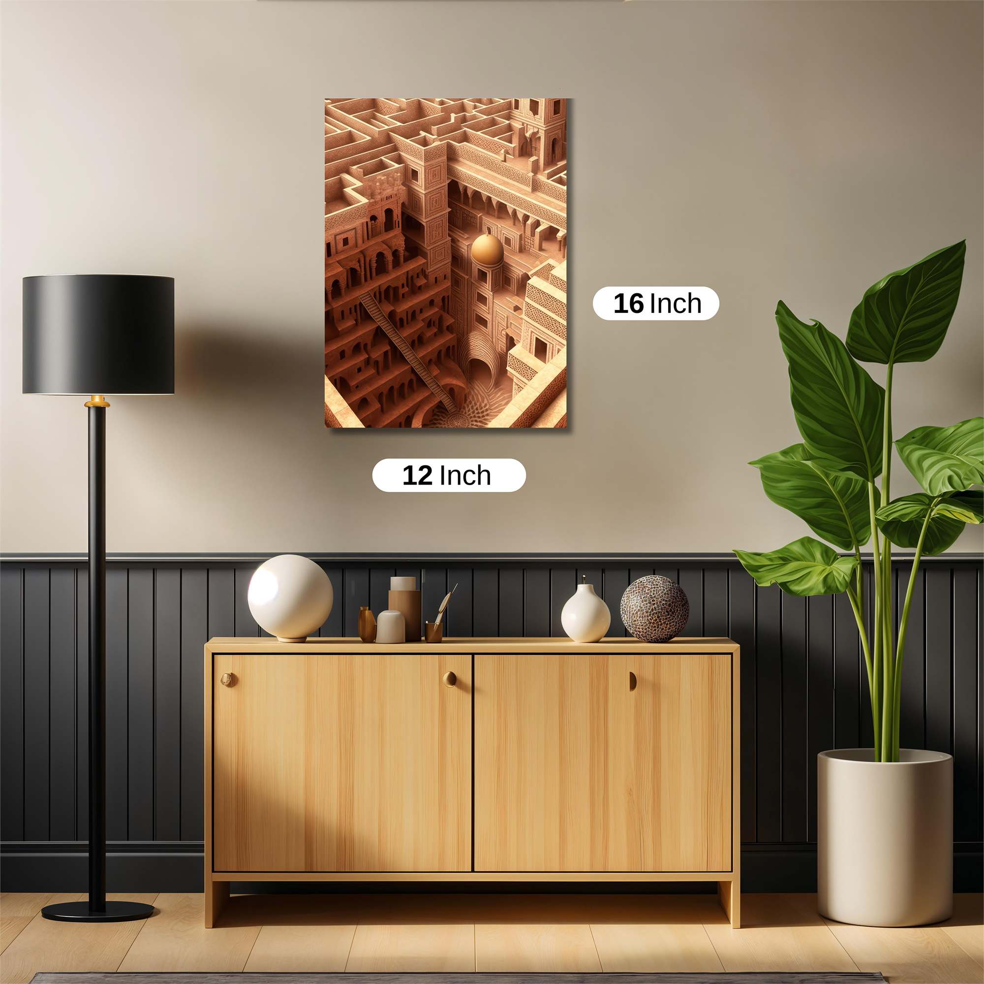 Labyrinthine Enigma Safe Wall Magnetic / M