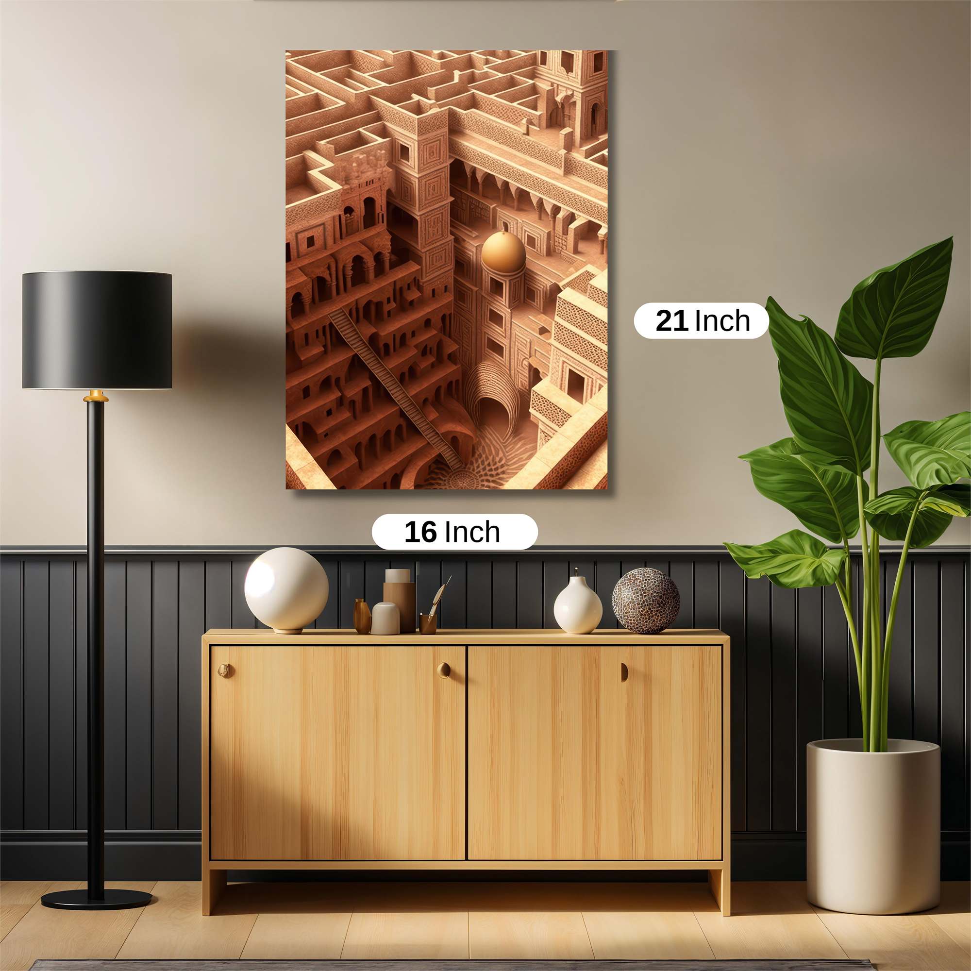 Labyrinthine Enigma Safe Wall Magnetic / M