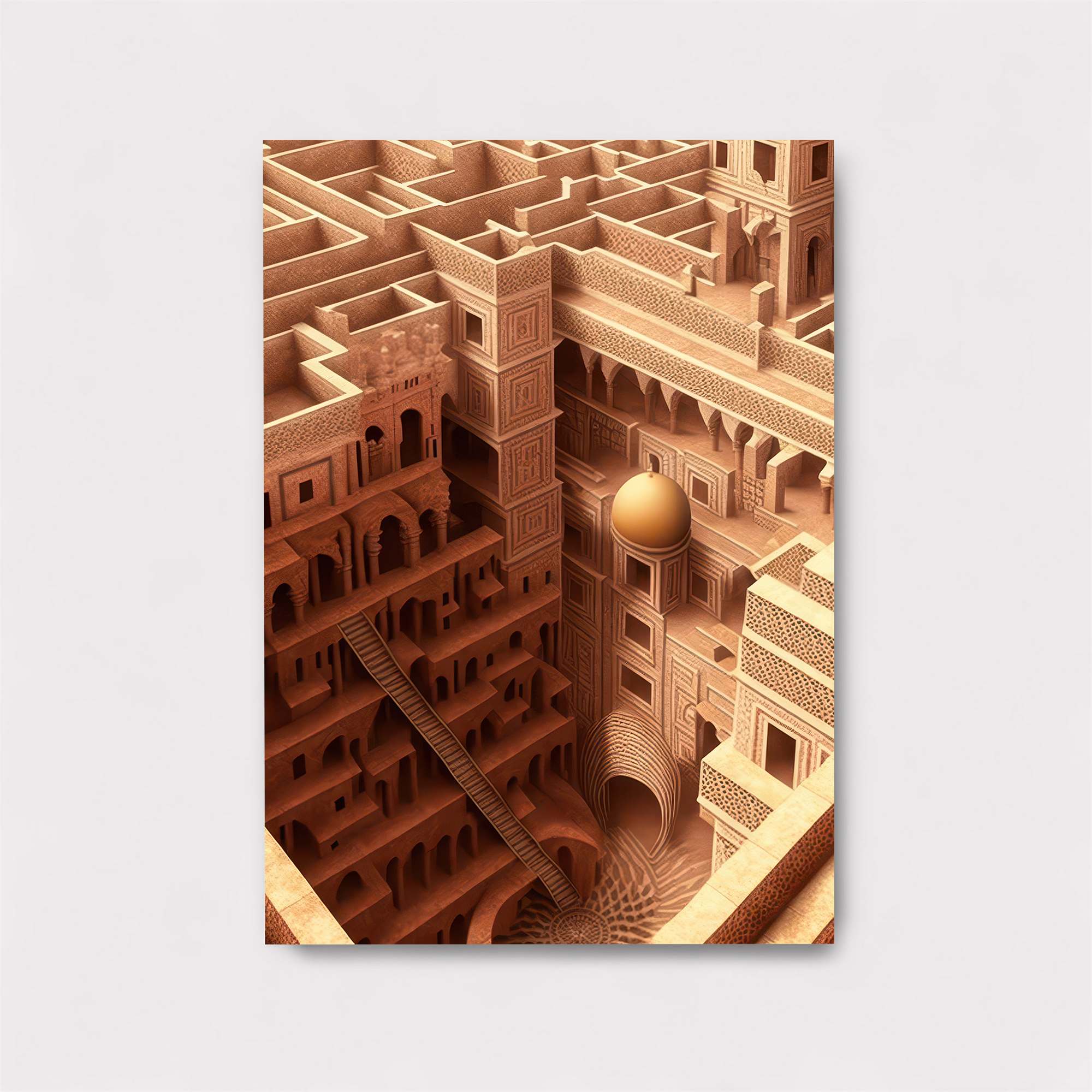 Labyrinthine Enigma Safe Wall Magnetic / M