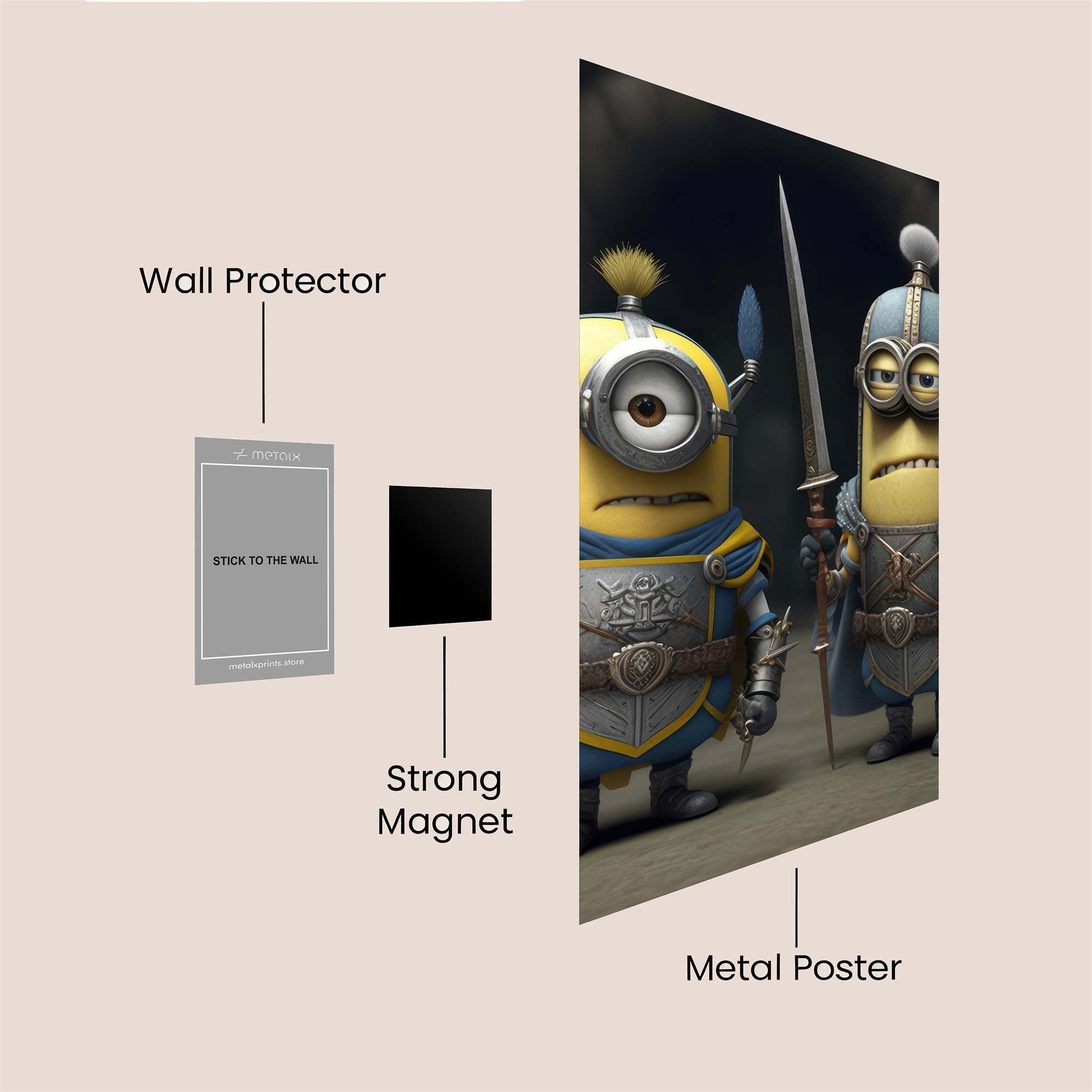 Minion Valor Safe Wall Magnetic / M