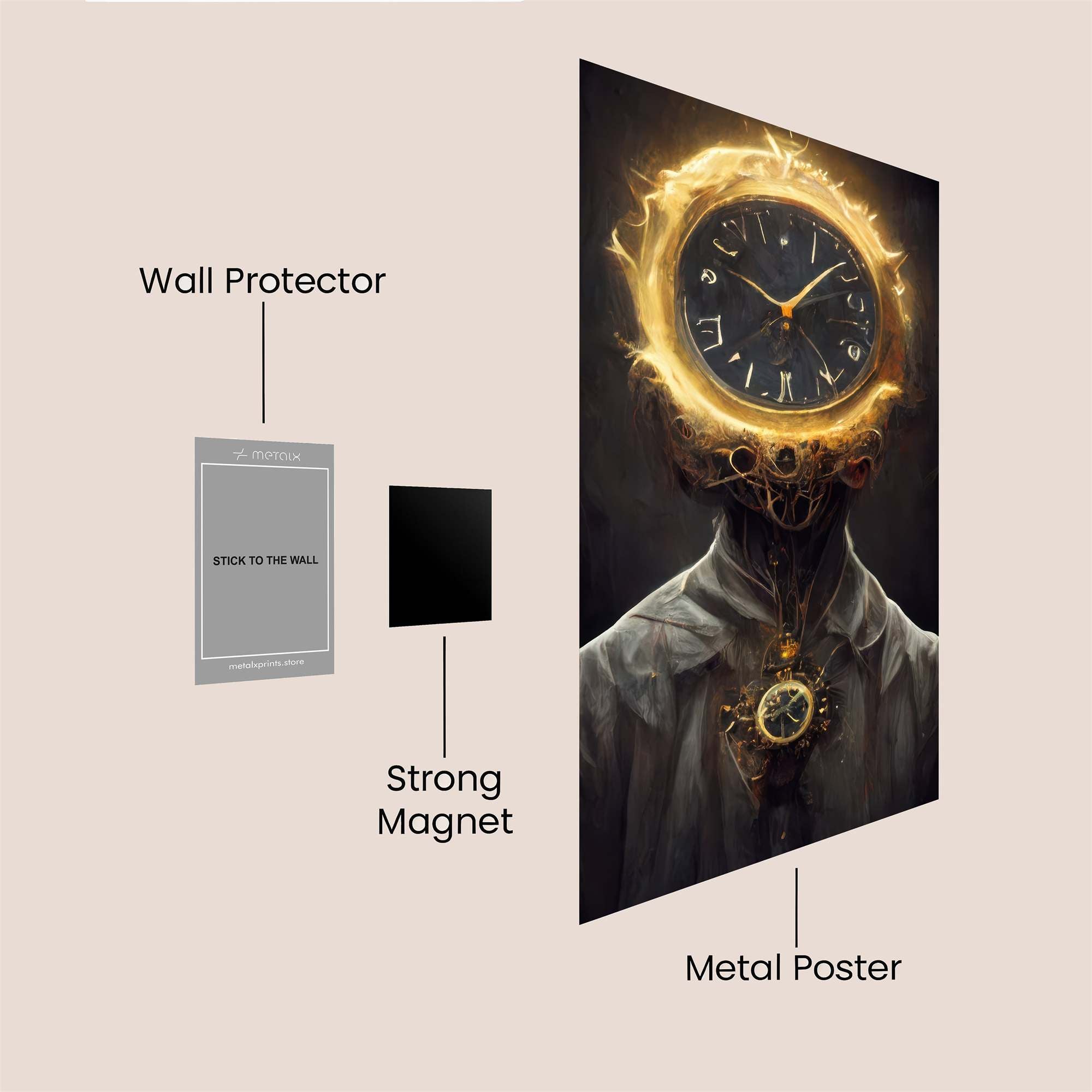 Clockwork Radiance Safe Wall Magnetic / M