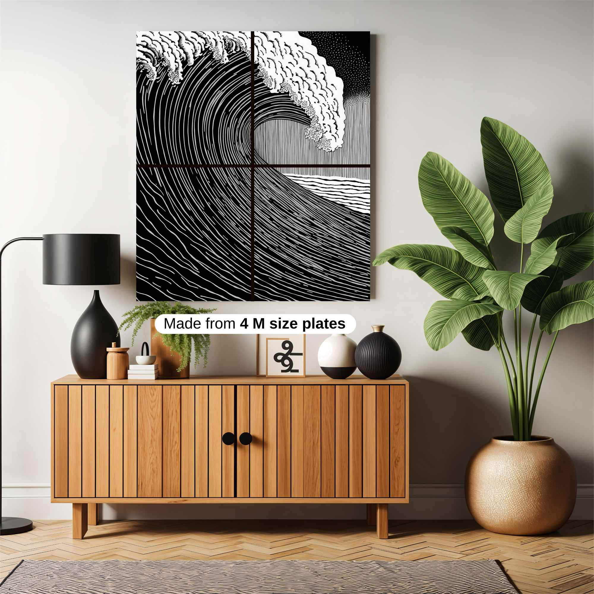 Wave Whimsy Safe Wall Magnetic / M