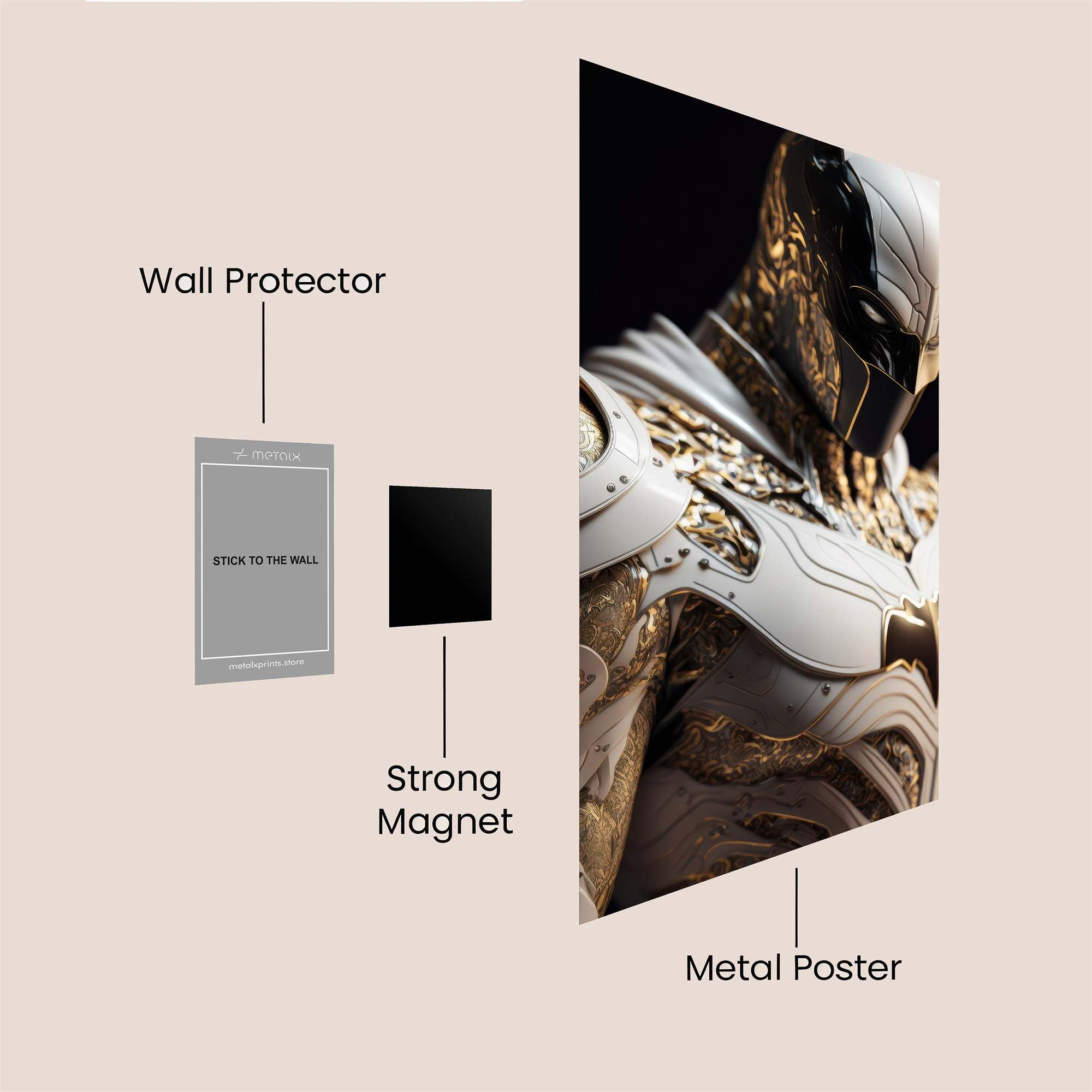 Knightly Elegance Safe Wall Magnetic / M