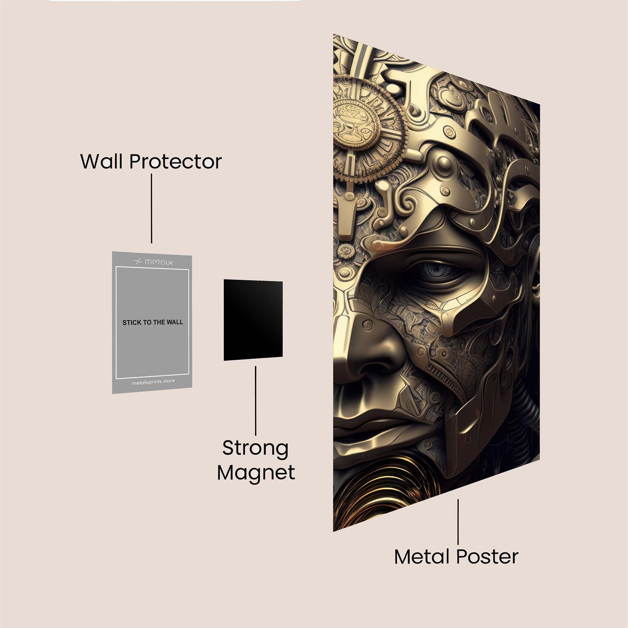 Clockwork Majesty Safe Wall Magnetic / M