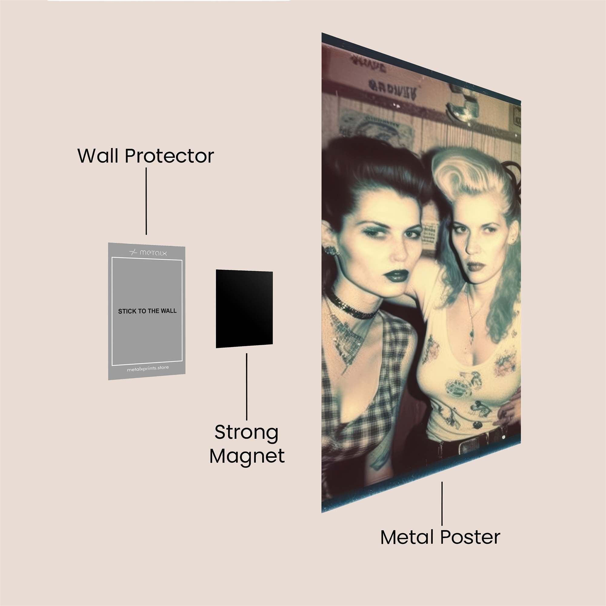 Rebels Rebellious Safe Wall Magnetic / M