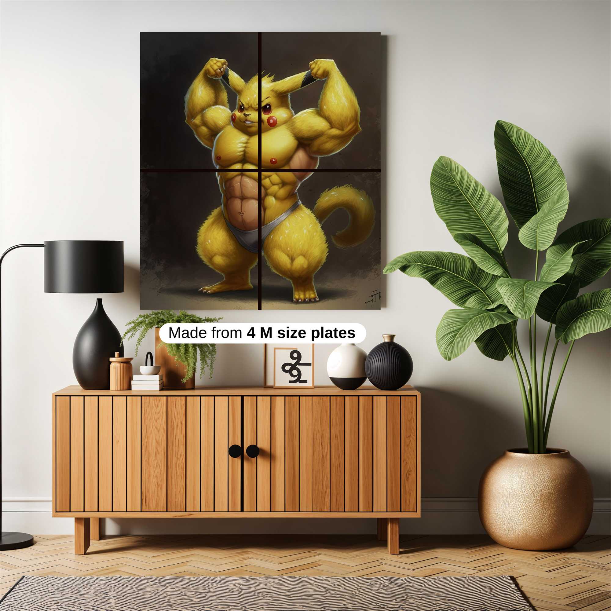 Pikachu Power Safe Wall Magnetic / M