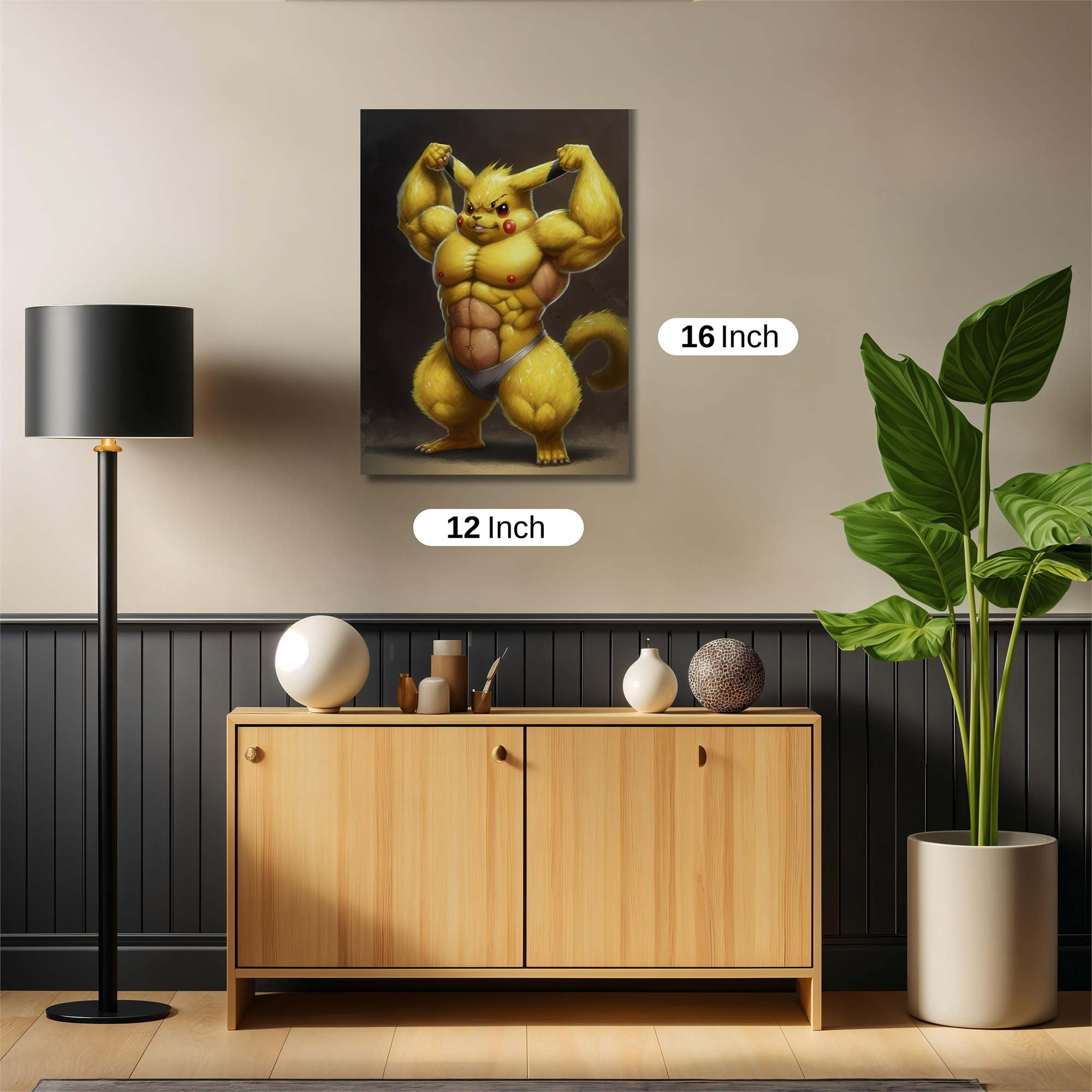 Pikachu Power Safe Wall Magnetic / M