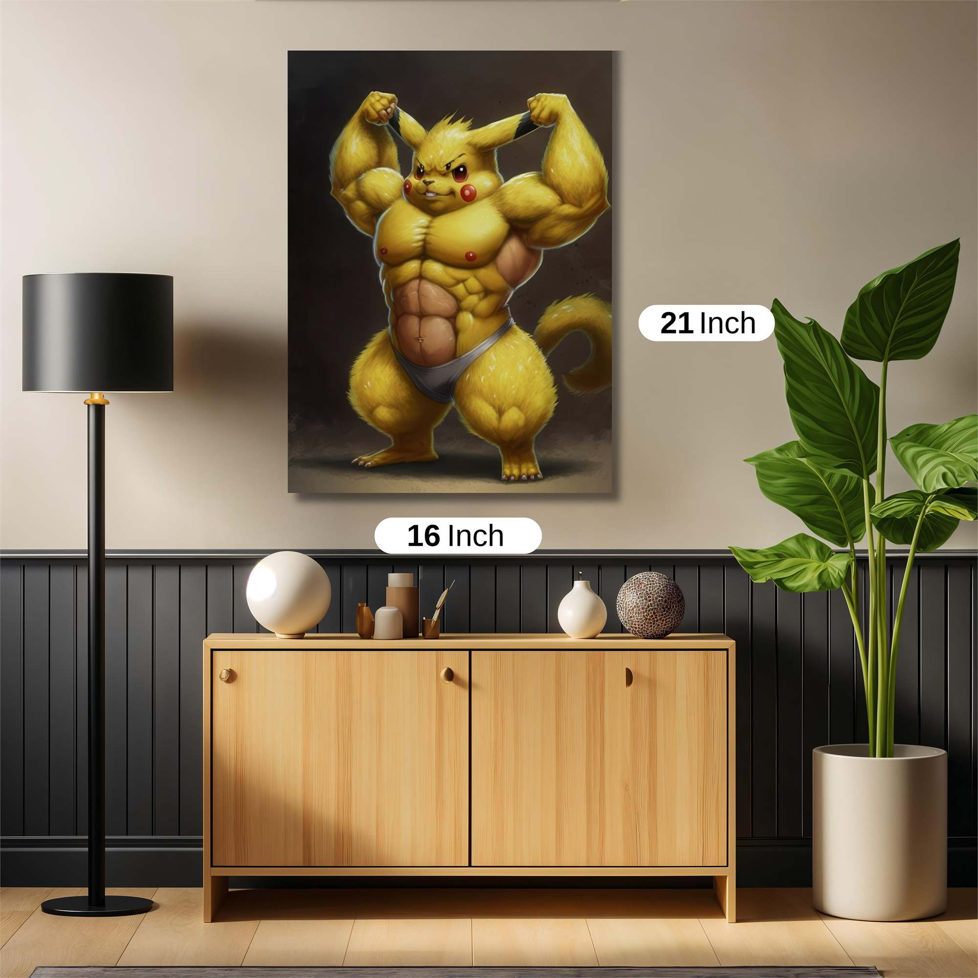 Pikachu Power Safe Wall Magnetic / M