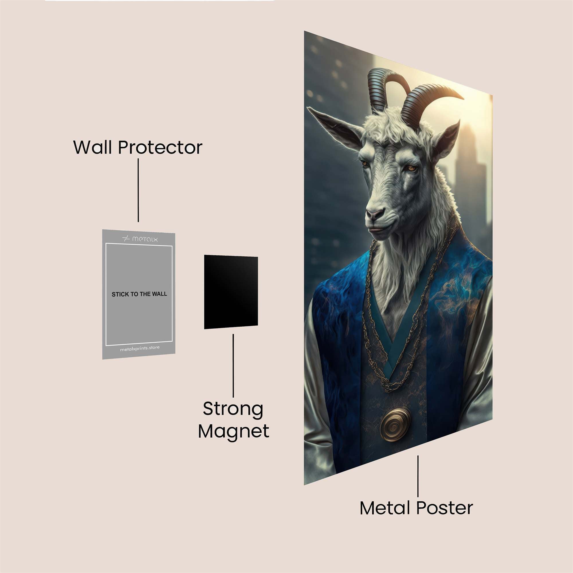 Goat Sovereign Safe Wall Magnetic / M