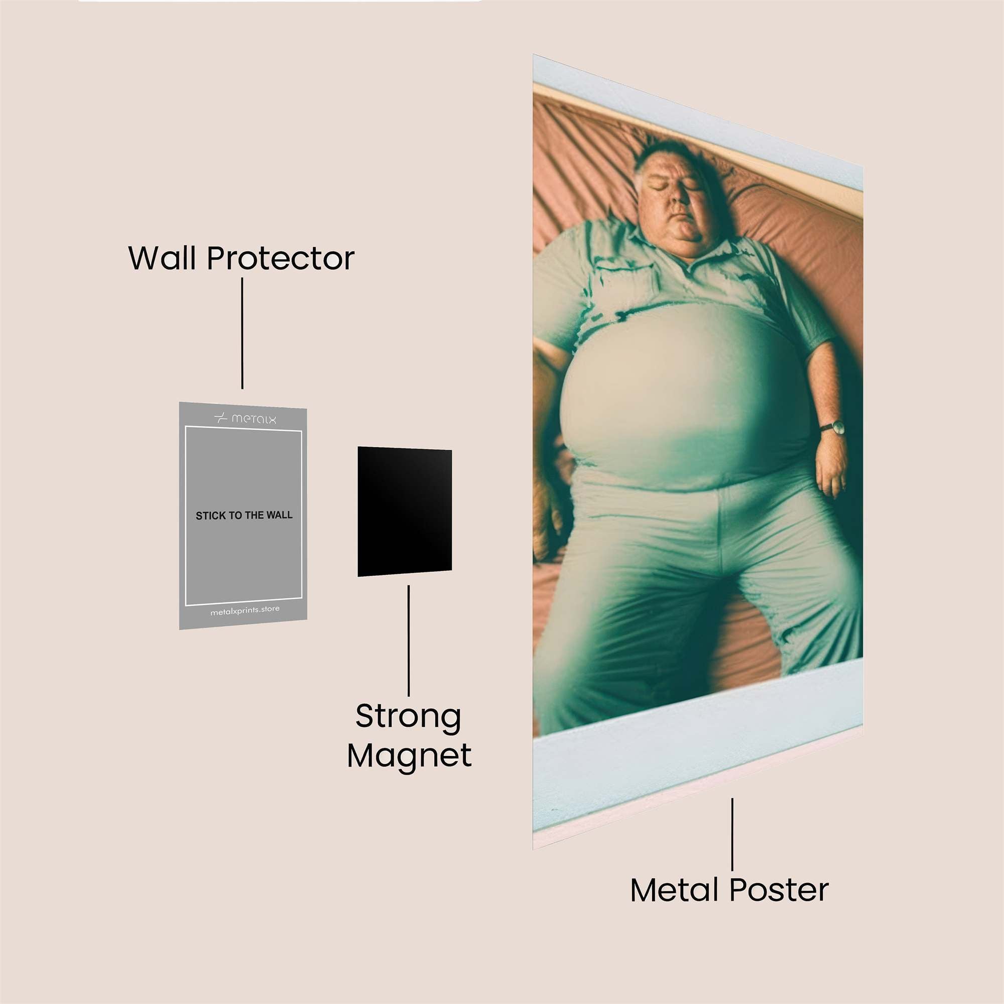 Restful Repose Safe Wall Magnetic / M