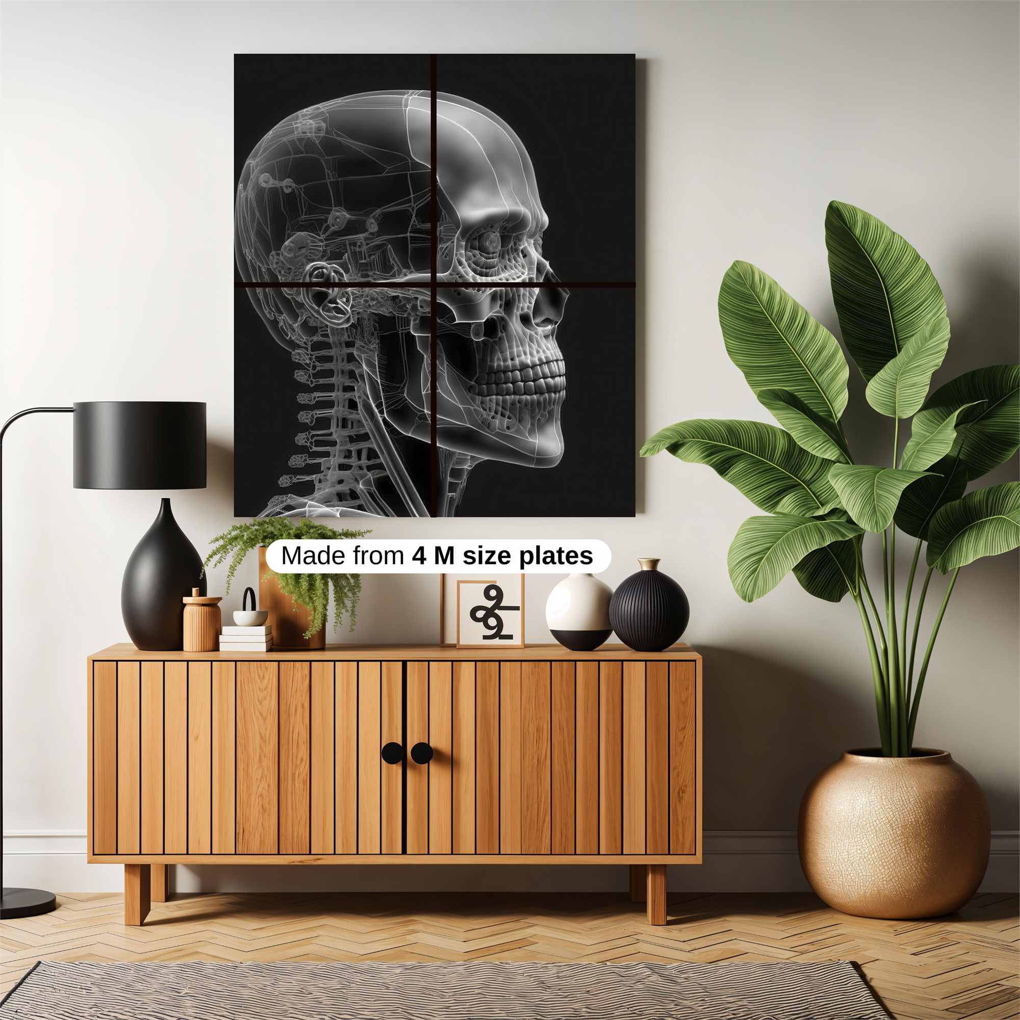 Skull Serenity Safe Wall Magnetic / M