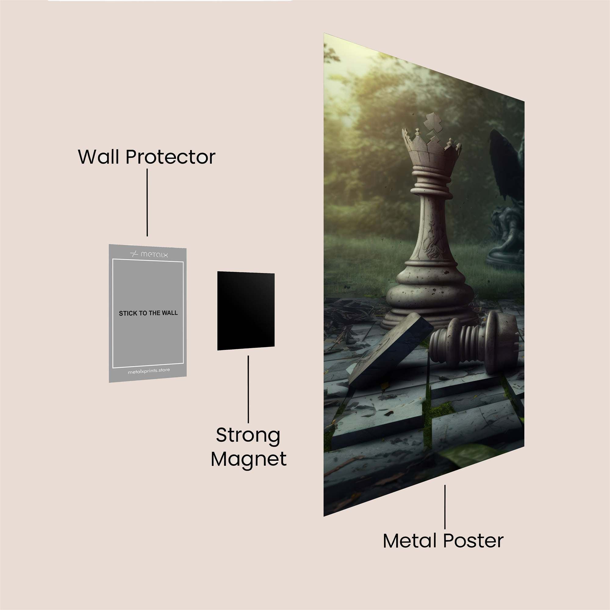Queen Desolate Safe Wall Magnetic / M