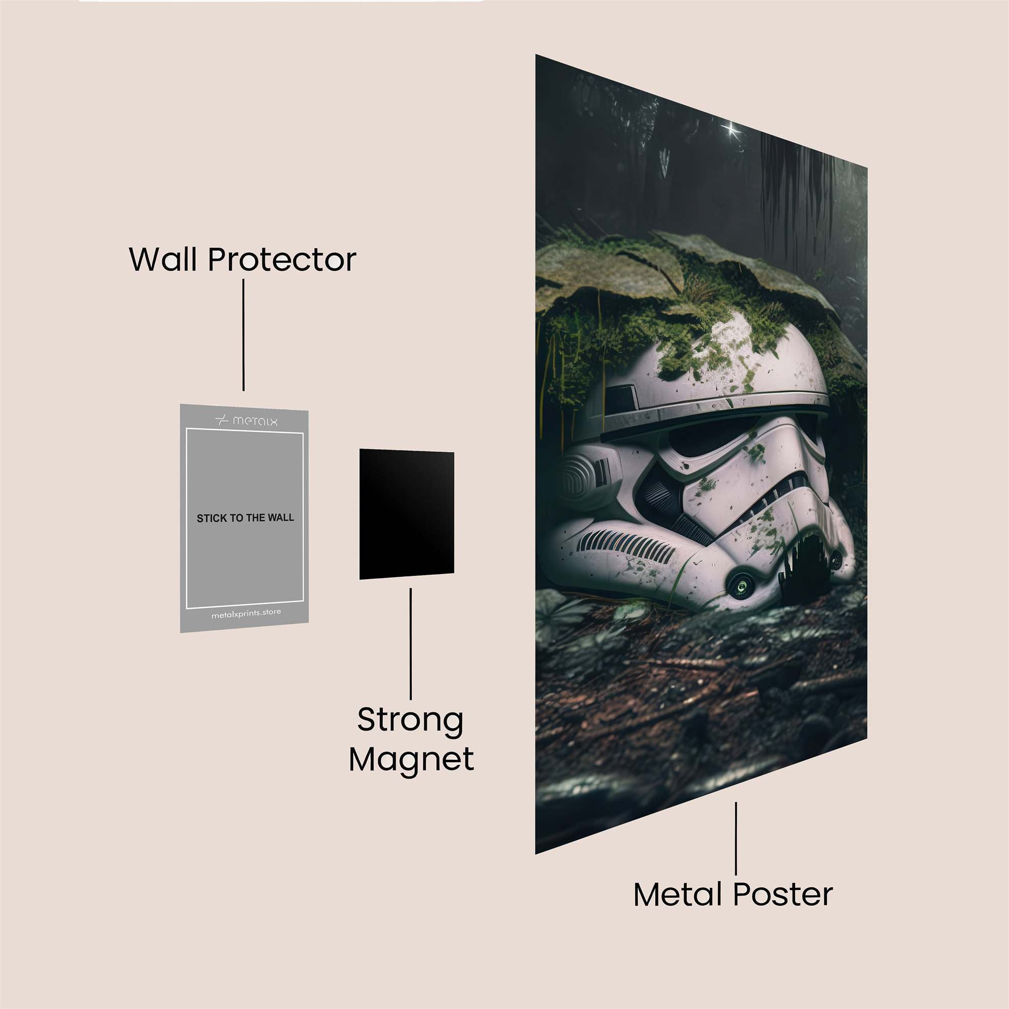 Stormtrooper Serenity Safe Wall Magnetic / M