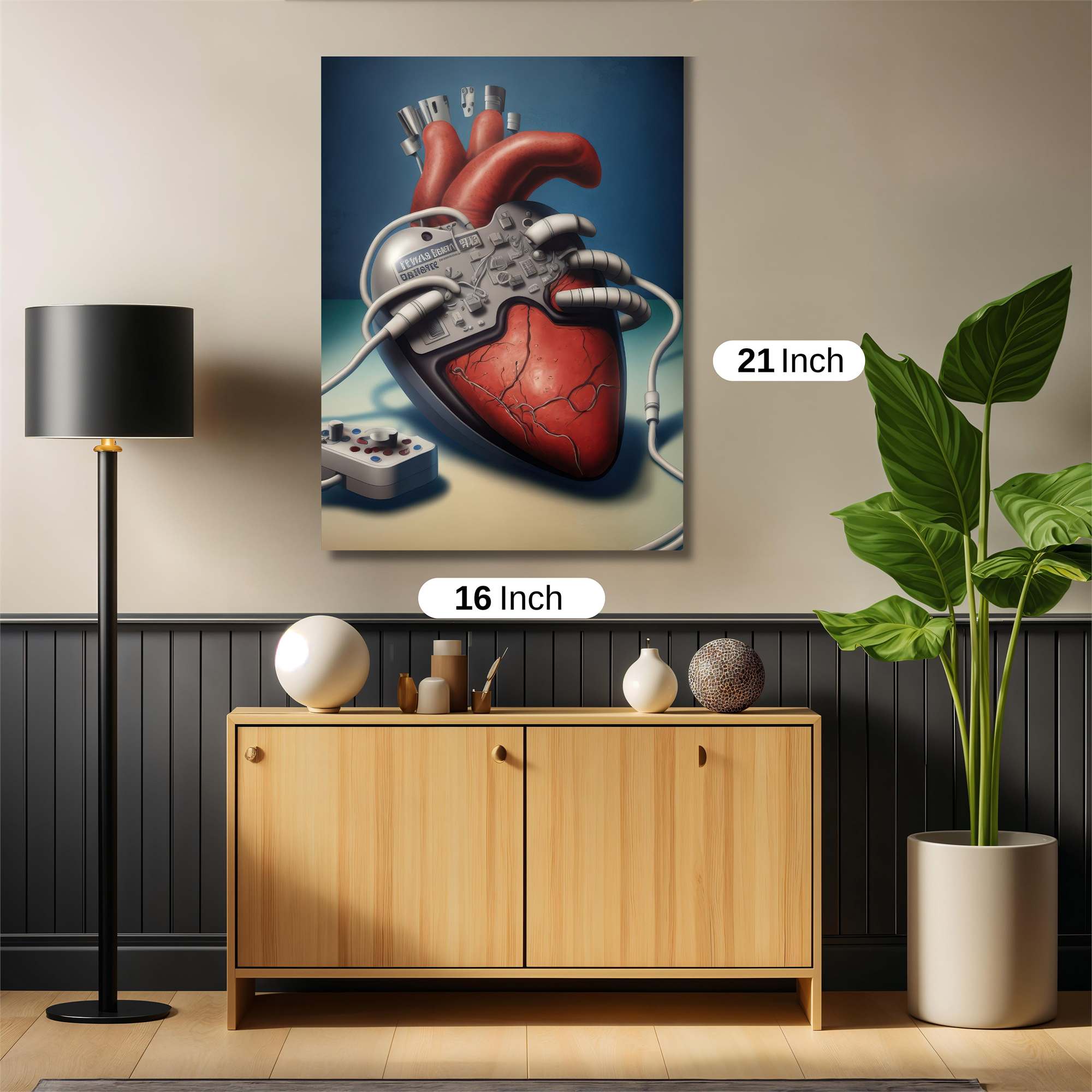 Heartbeat Echo Safe Wall Magnetic / M