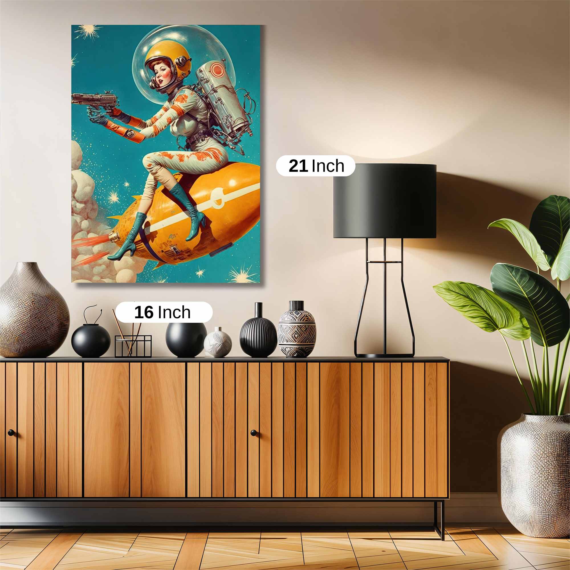 Rocket Rebel Safe Wall Magnetic / M