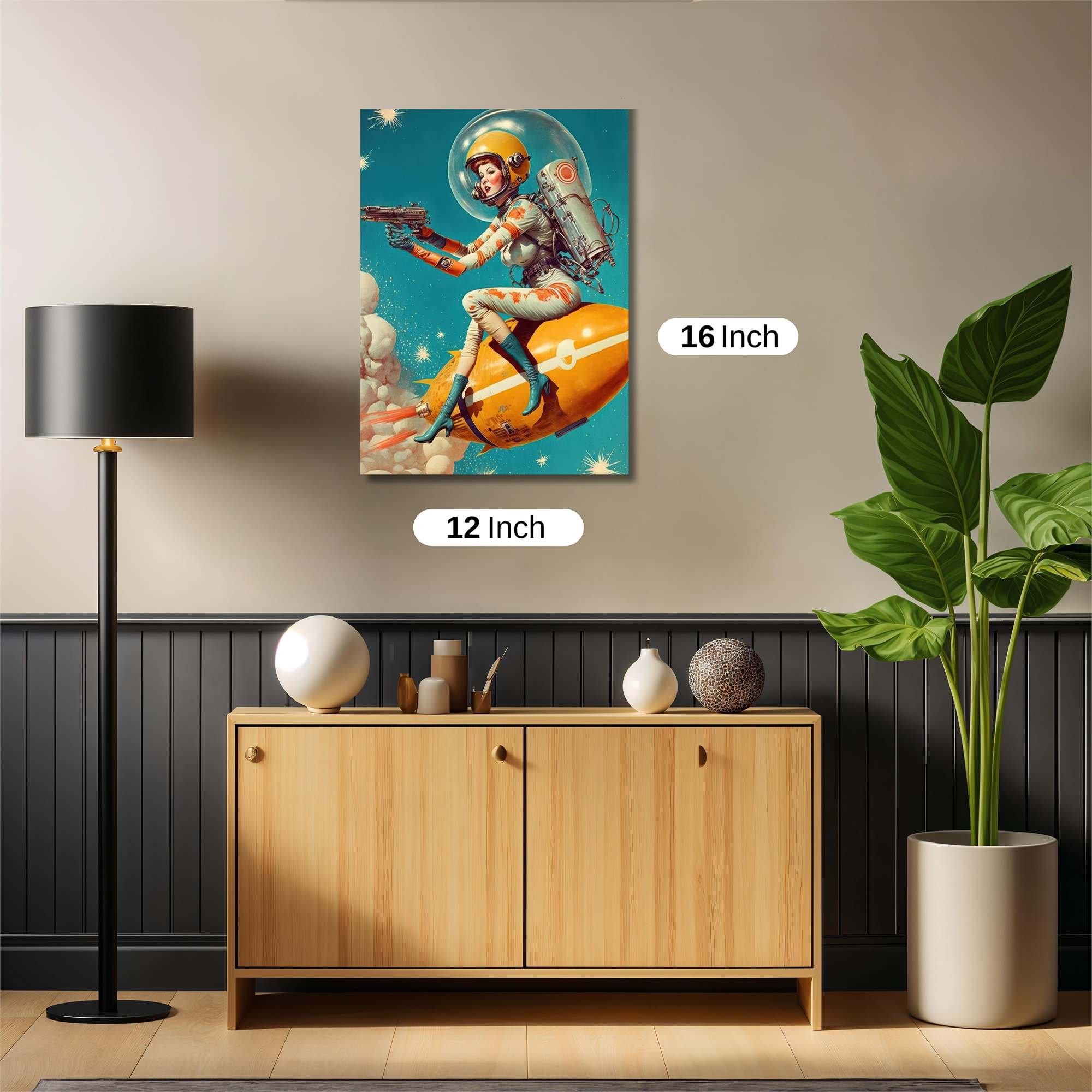 Rocket Rebel Safe Wall Magnetic / M