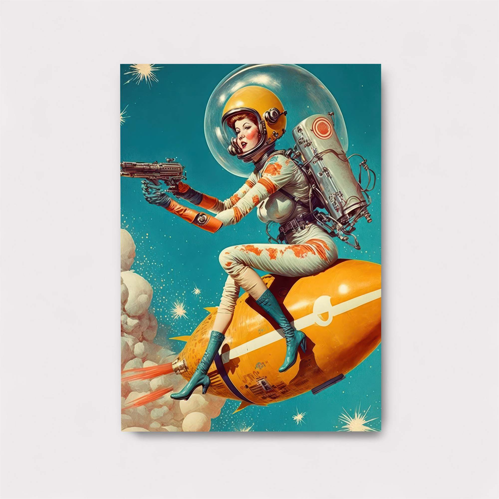 Rocket Rebel Safe Wall Magnetic / M
