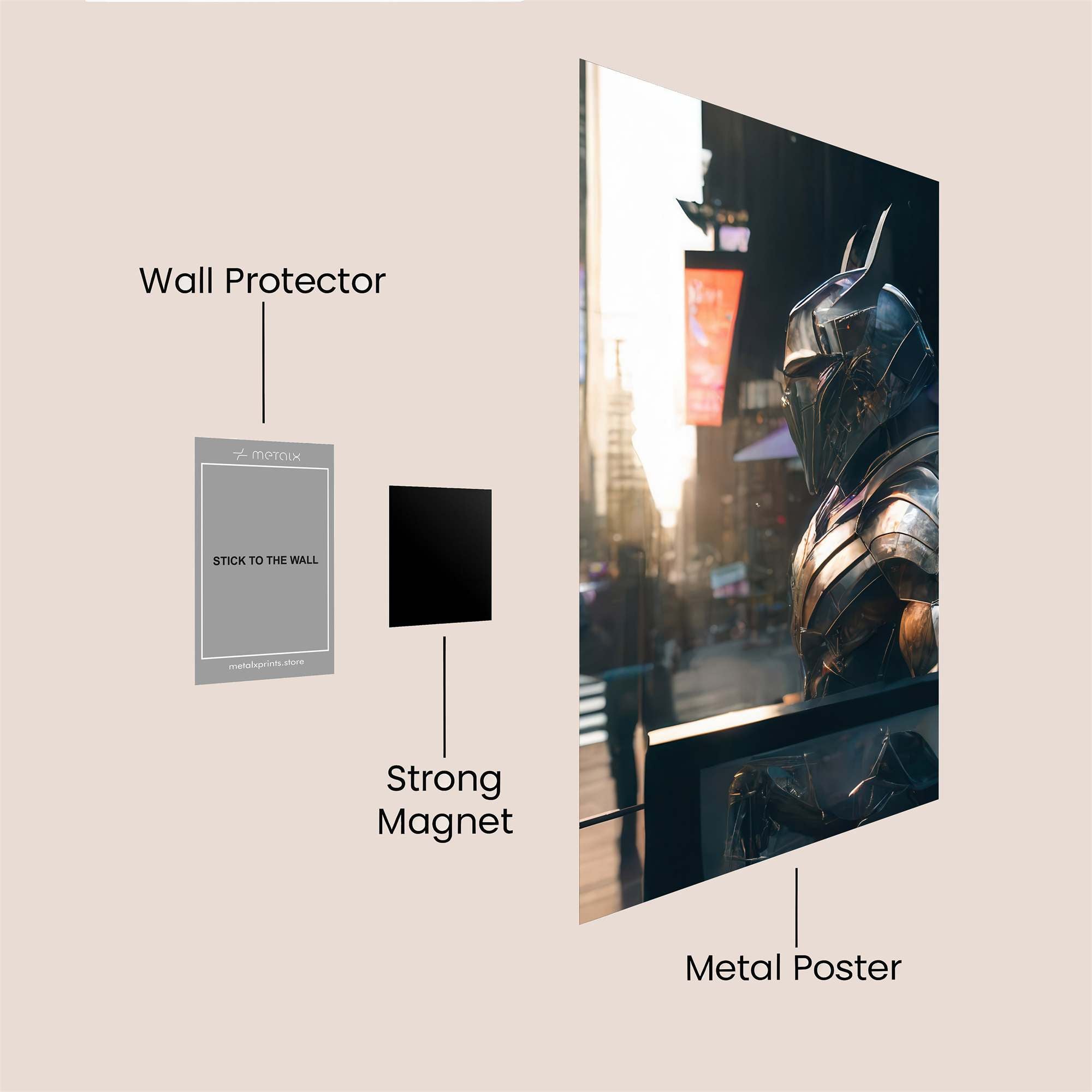 Knightly Twilight Safe Wall Magnetic / M