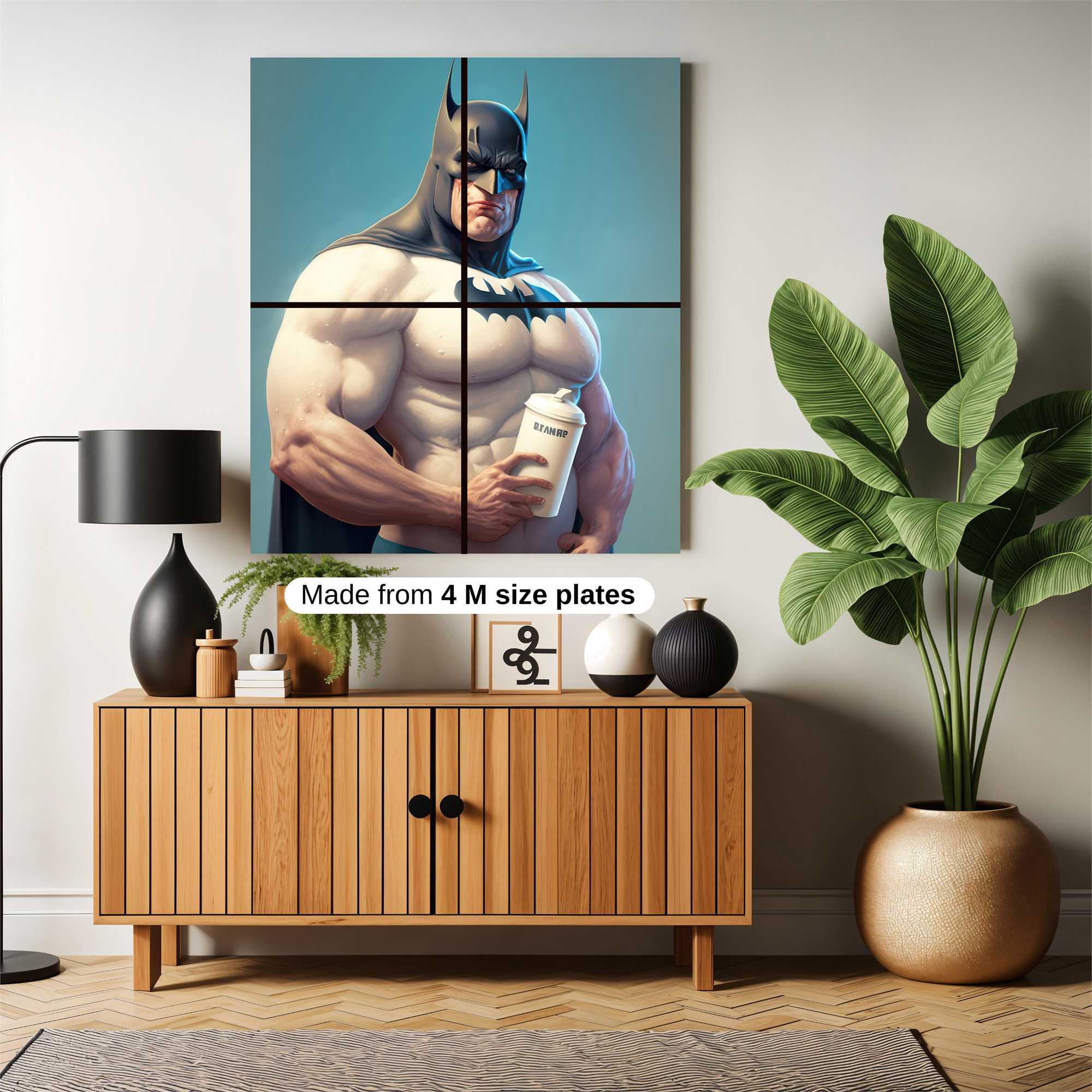 Batman Buffed Safe Wall Magnetic / M