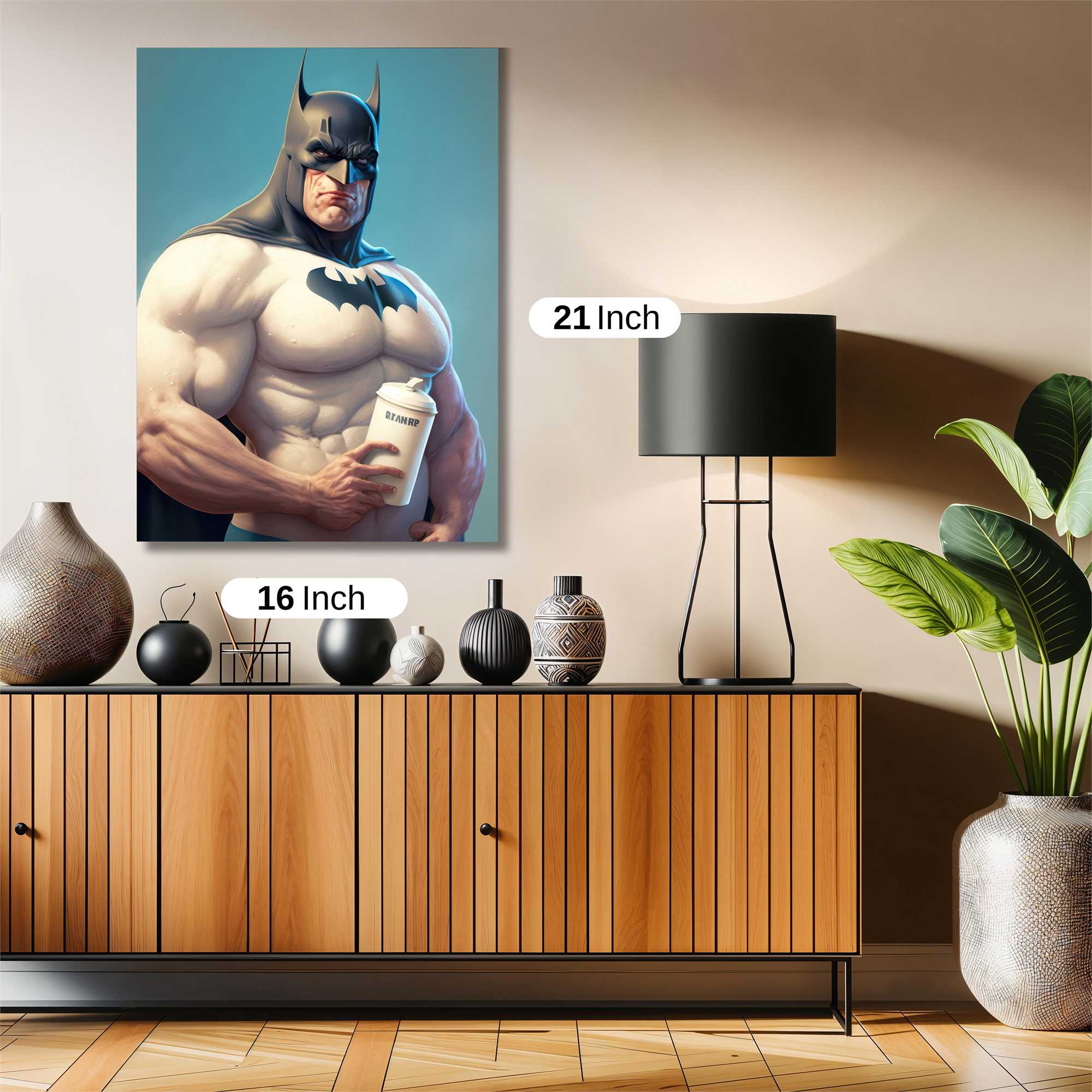 Batman Buffed Safe Wall Magnetic / M