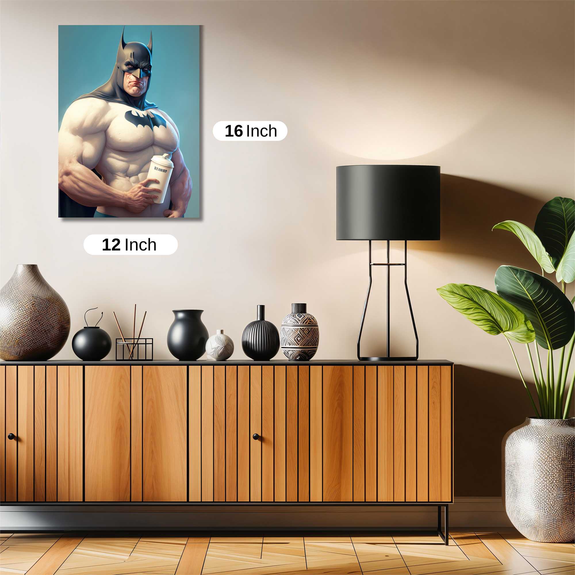 Batman Buffed Safe Wall Magnetic / M