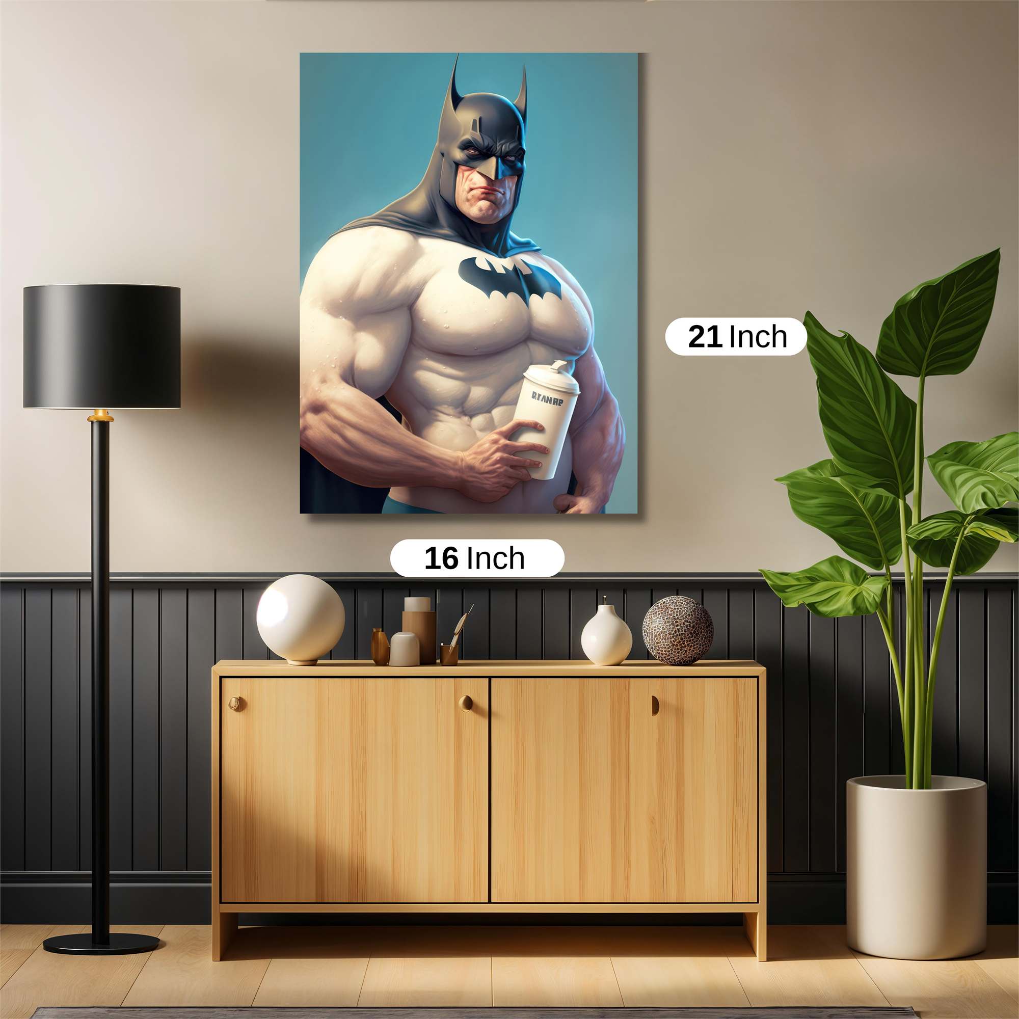 Batman Buffed Safe Wall Magnetic / M