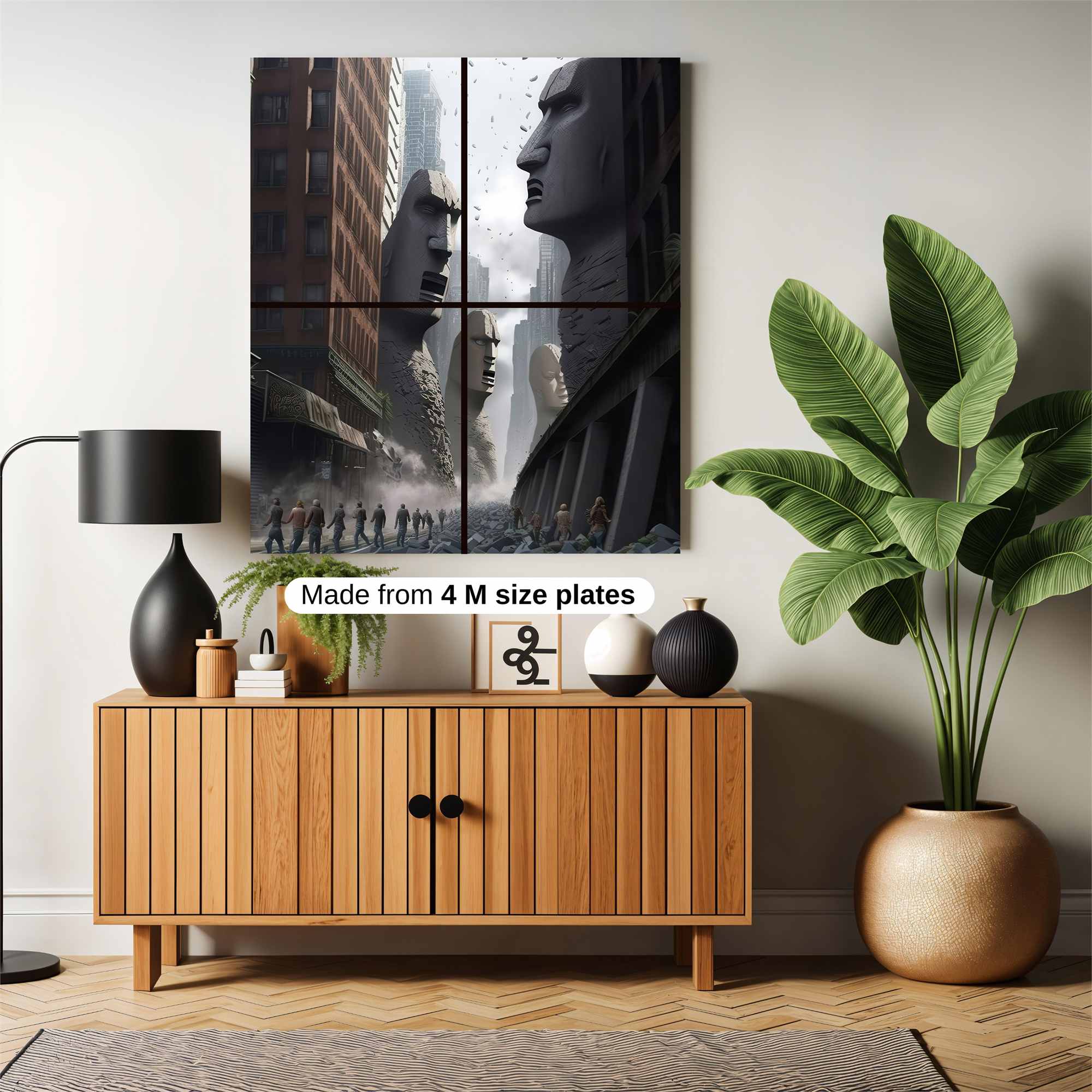 Moai Melancholy Safe Wall Magnetic / M