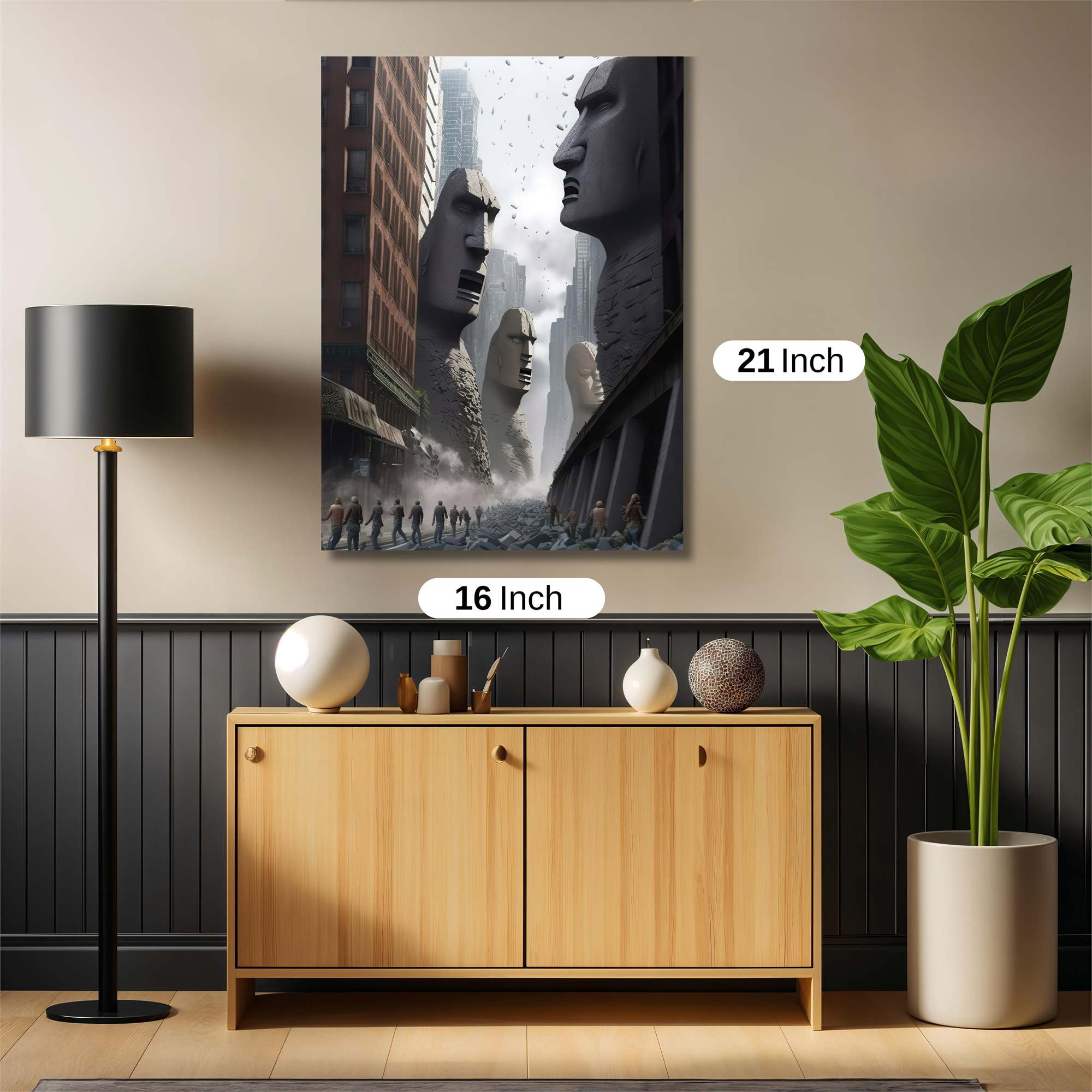 Moai Melancholy Safe Wall Magnetic / M