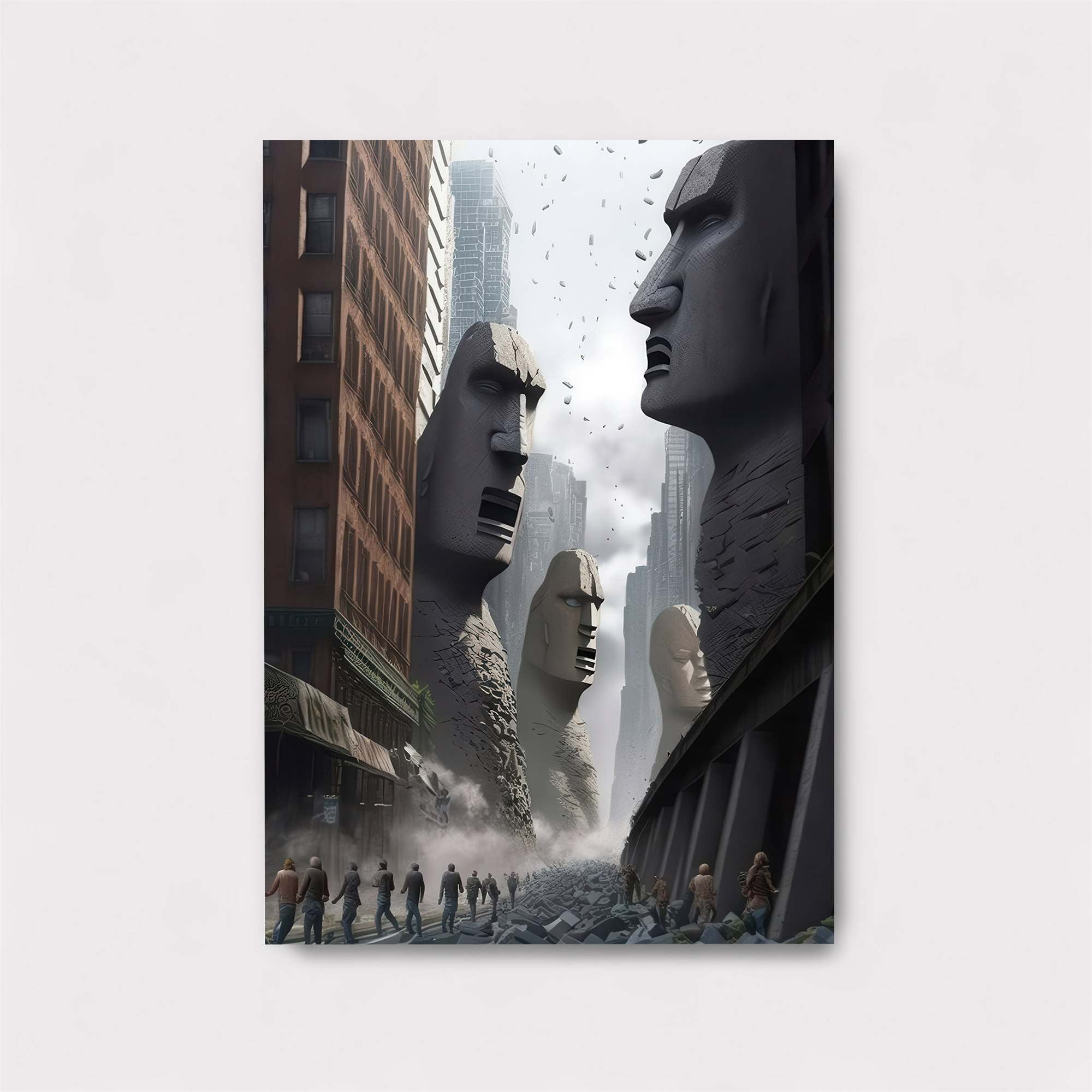 Moai Melancholy Safe Wall Magnetic / M