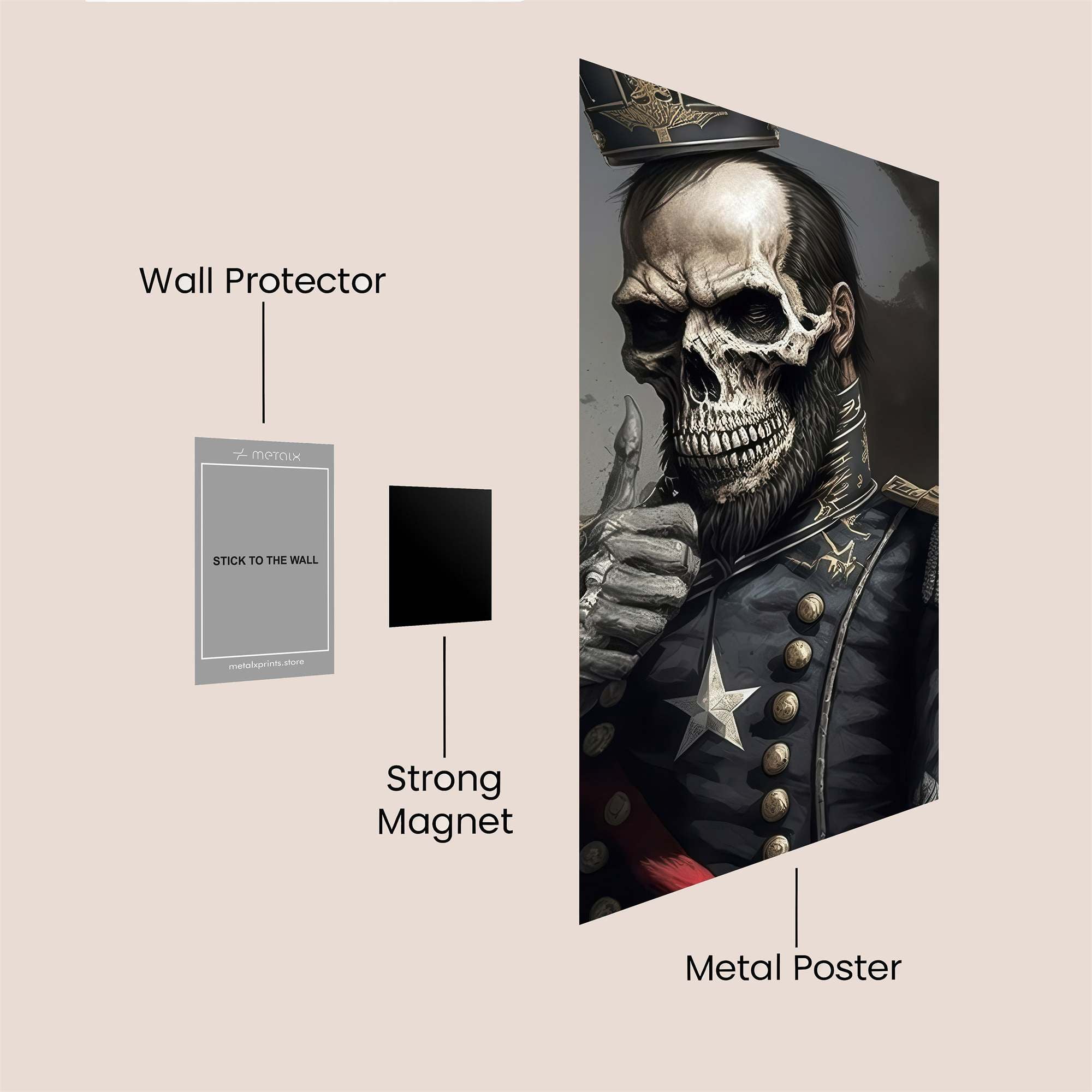 General Gloom Safe Wall Magnetic / M