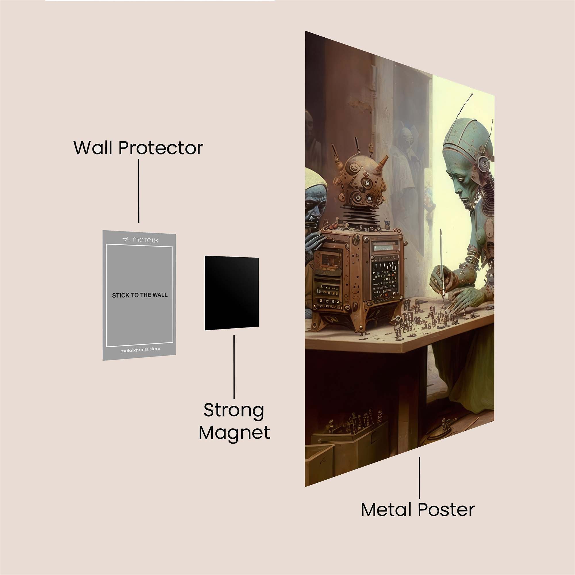 Android Harmony Safe Wall Magnetic / M