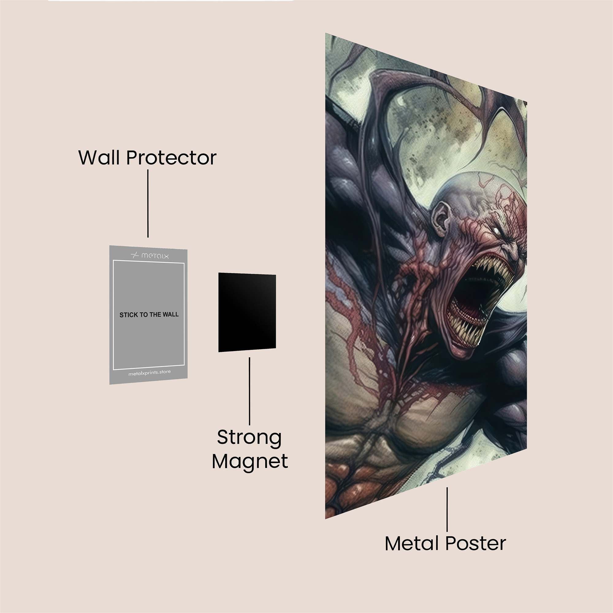Carnage Unleashed Safe Wall Magnetic / M