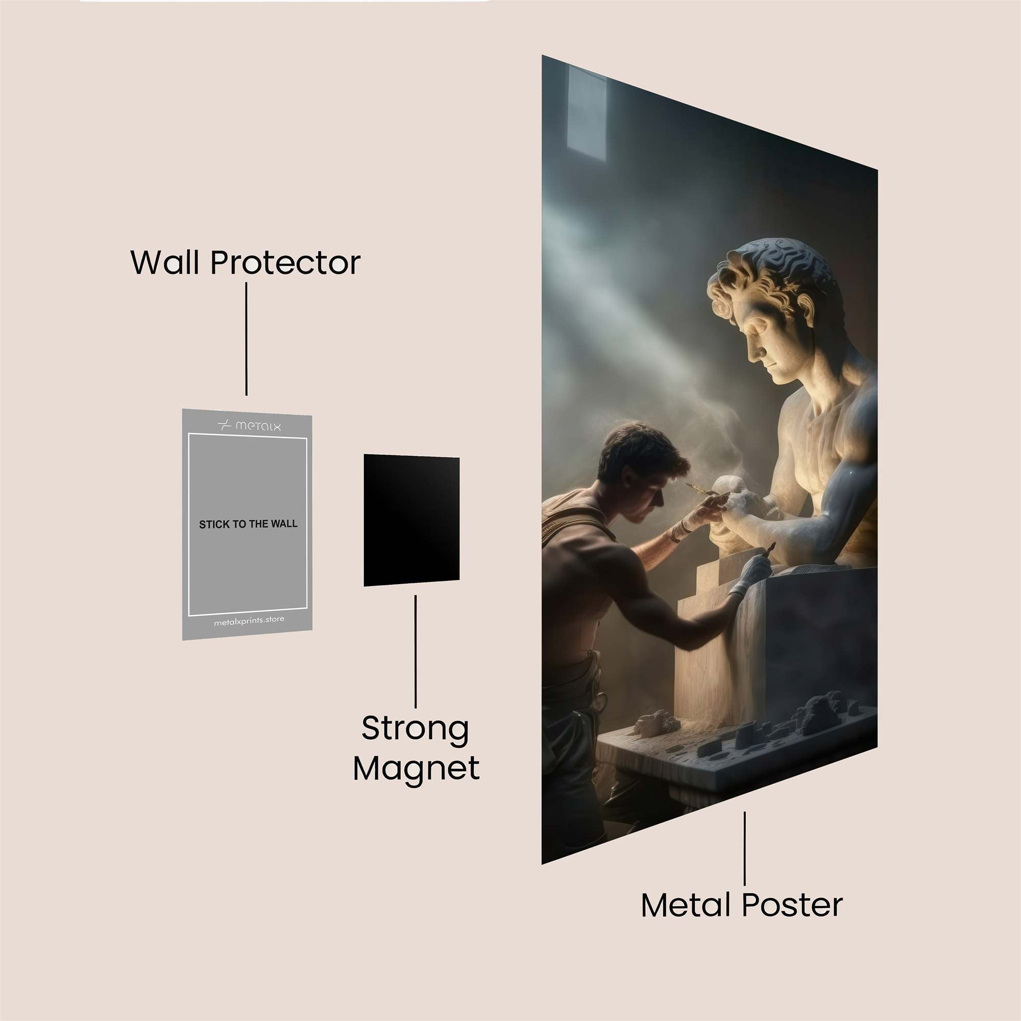 David's Dawn Safe Wall Magnetic / M