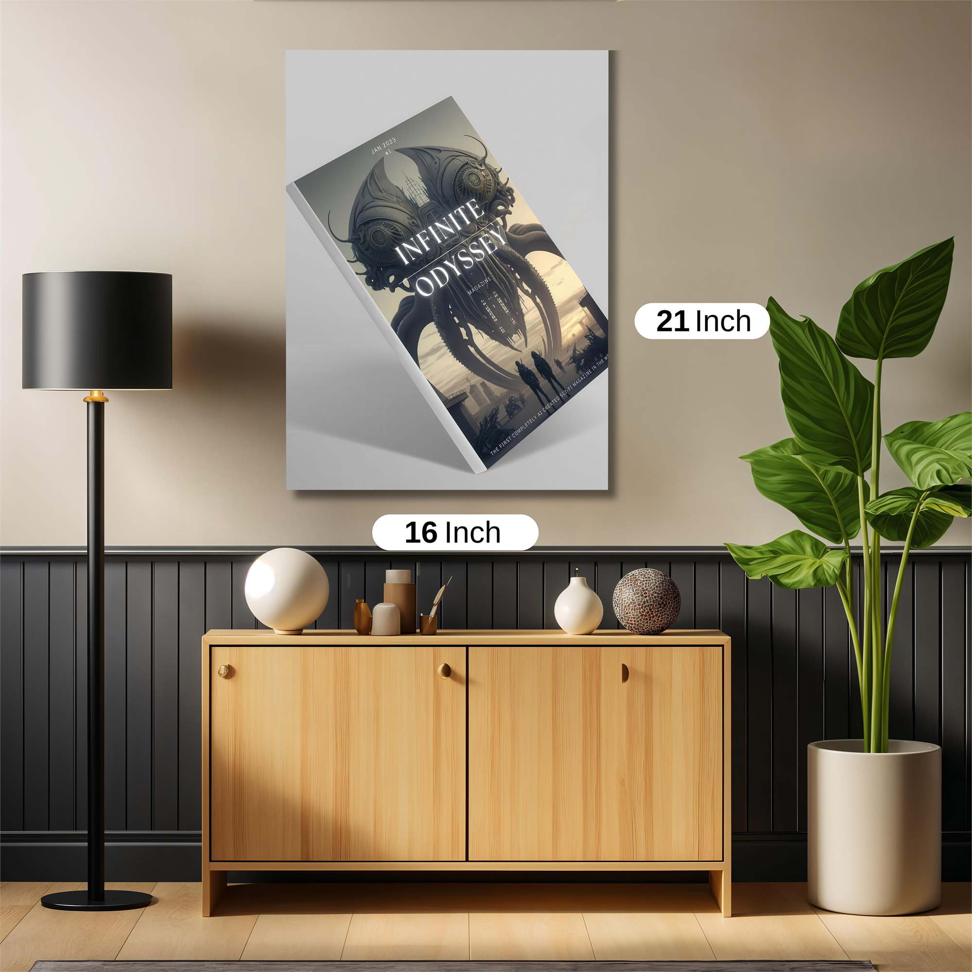 Retro Reverie Safe Wall Magnetic / M