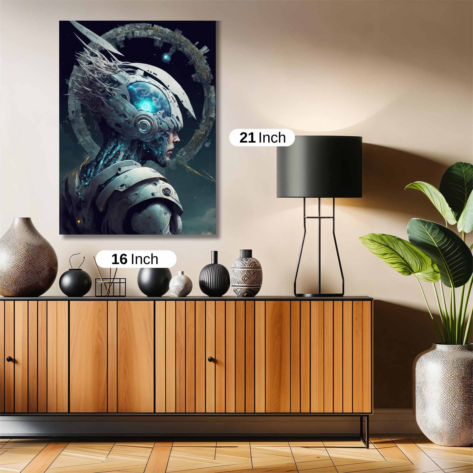 Cyber Serenity Safe Wall Magnetic / M