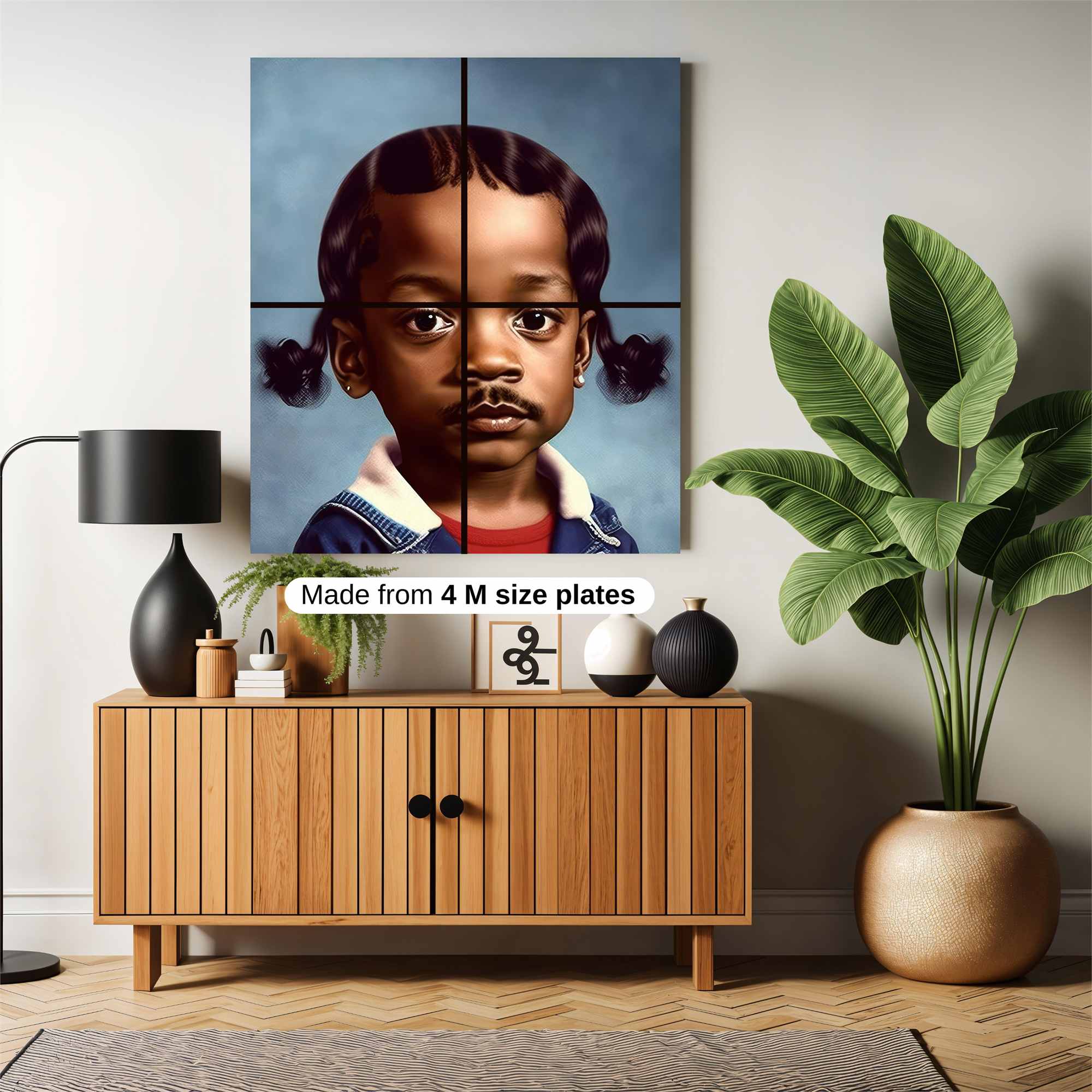 Pigtail Whimsy Safe Wall Magnetic / M