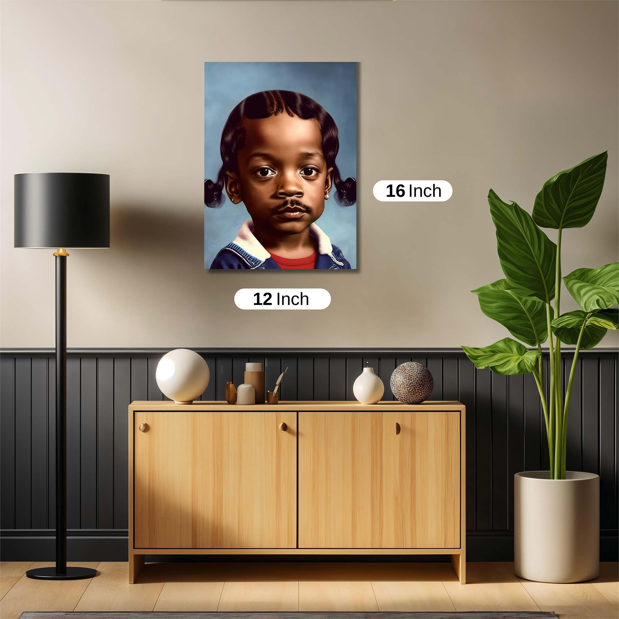 Pigtail Whimsy Safe Wall Magnetic / M