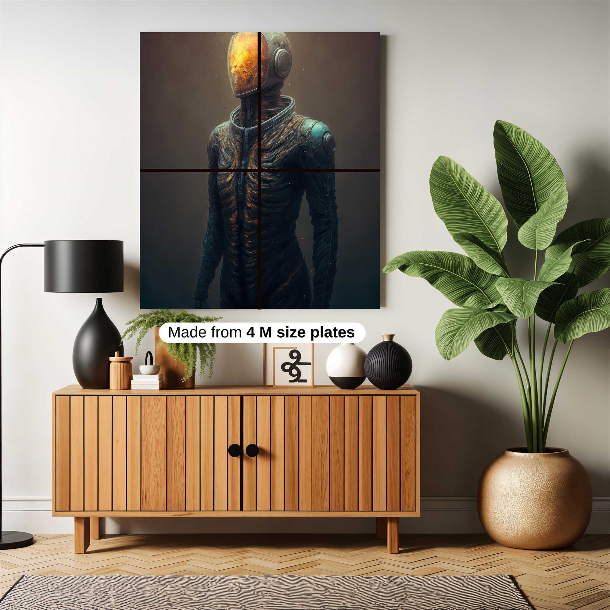 Alien Glow Safe Wall Magnetic / M