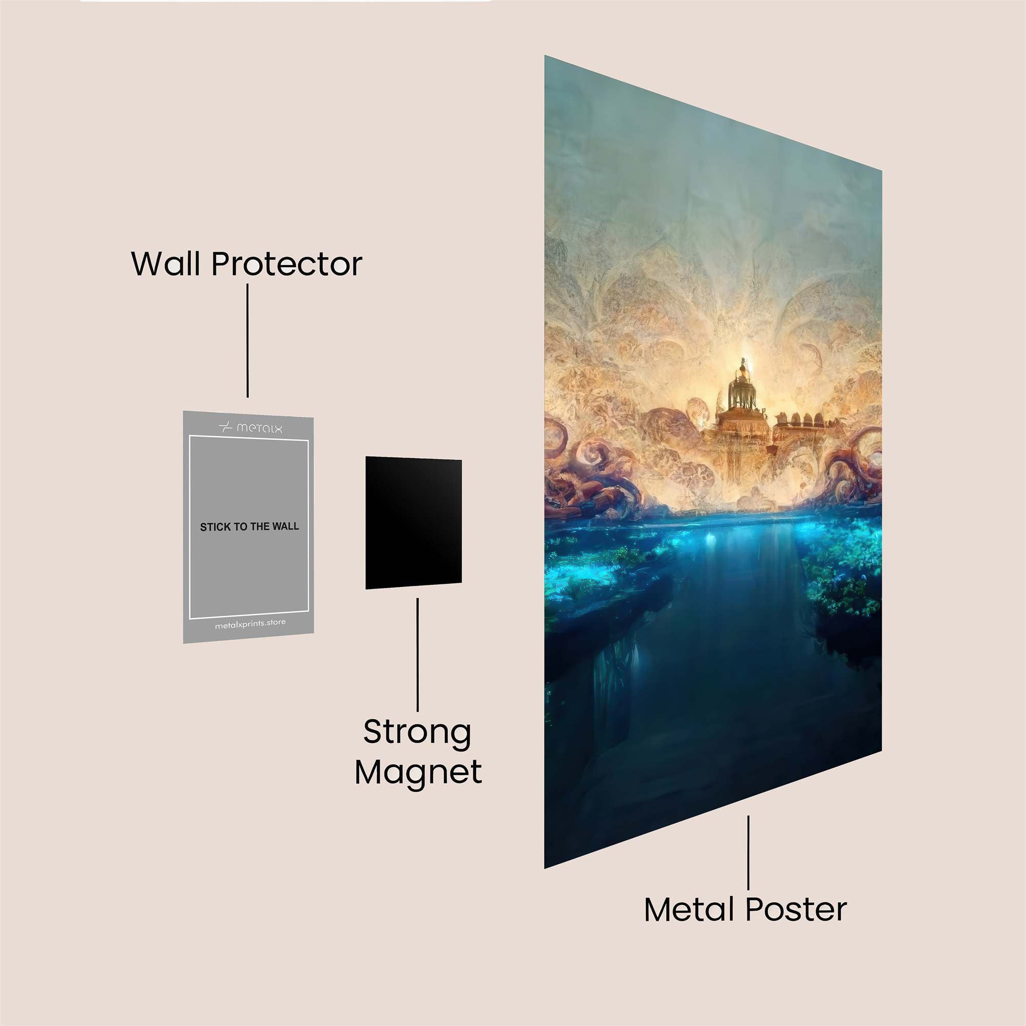 TajMajestic Safe Wall Magnetic / M