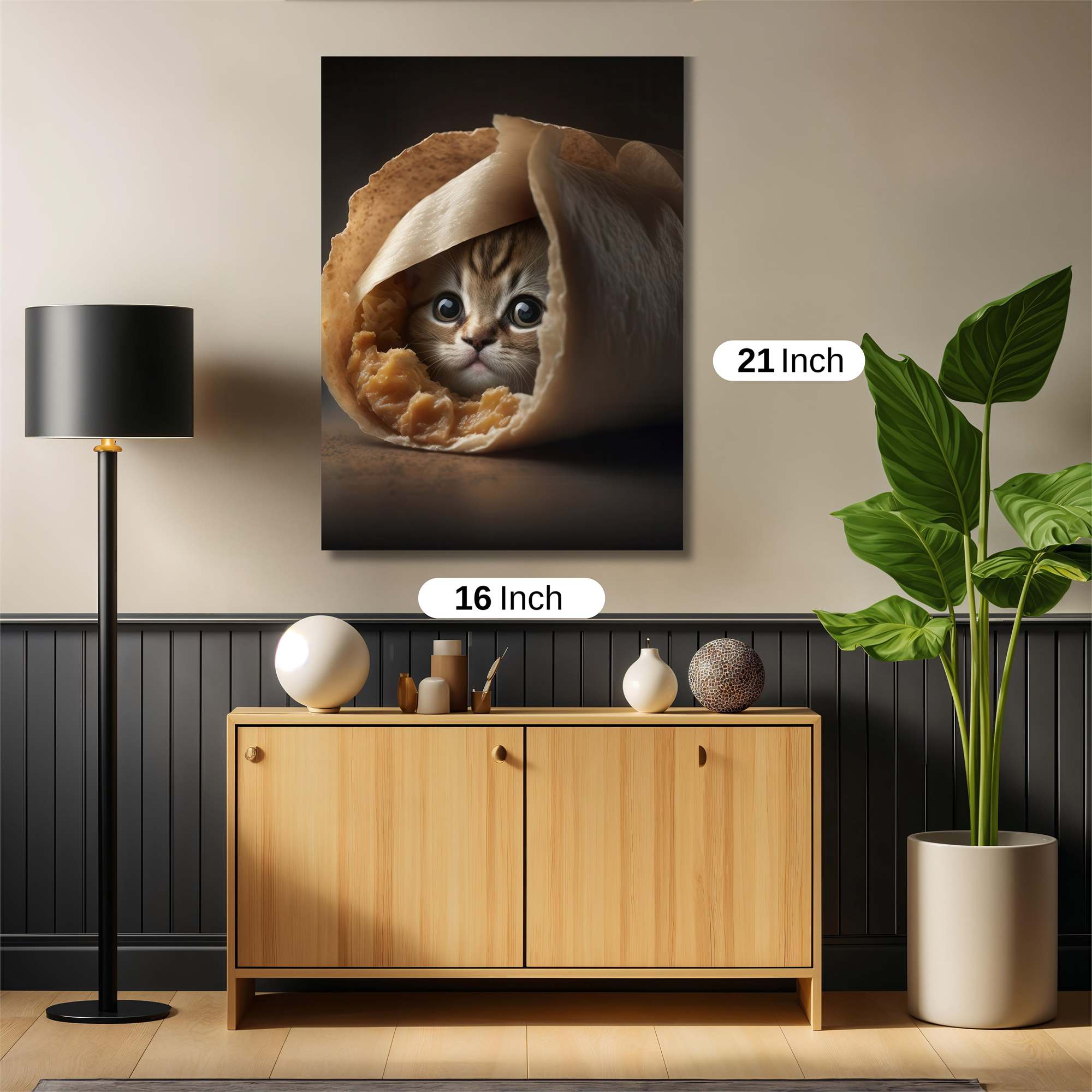 Kitten Cozy Safe Wall Magnetic / M