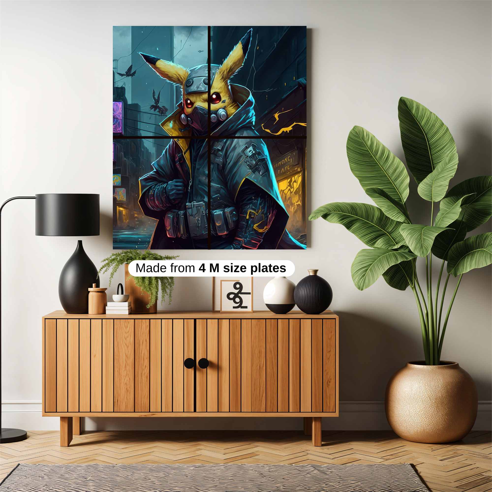 Pikachu Punk Safe Wall Magnetic / M