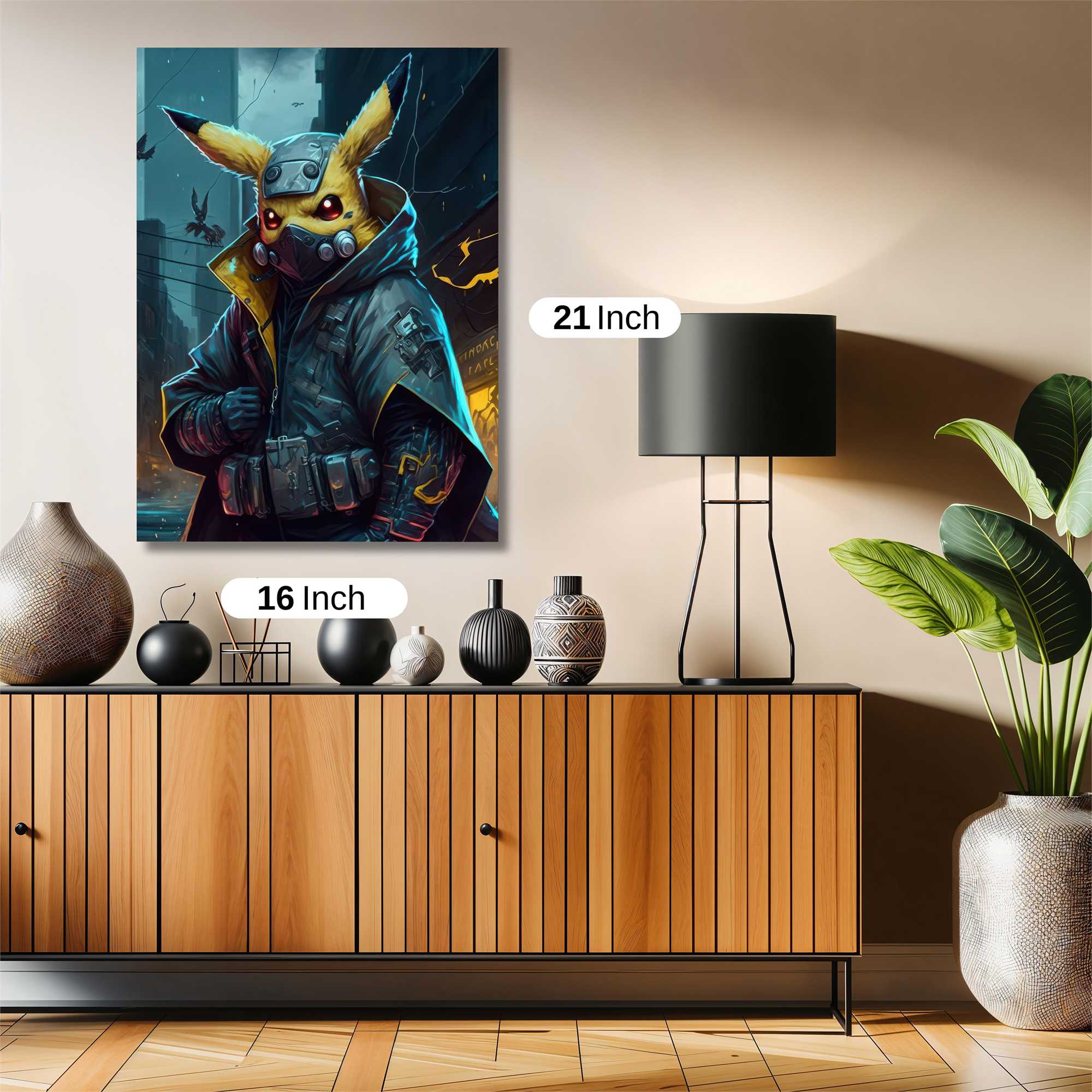 Pikachu Punk Safe Wall Magnetic / M