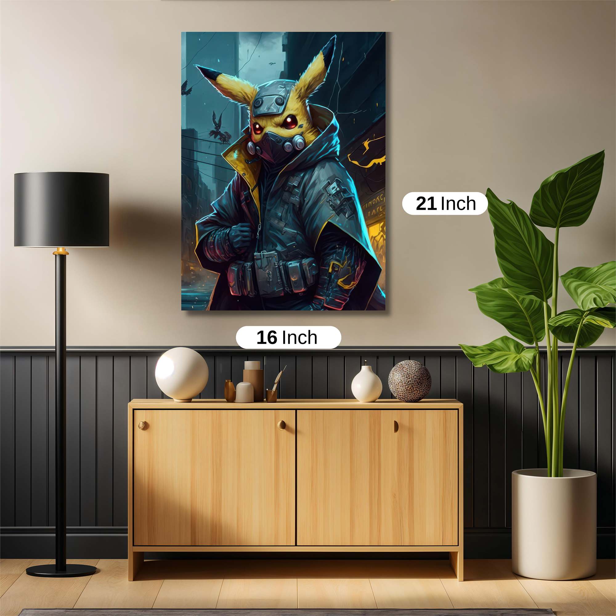 Pikachu Punk Safe Wall Magnetic / M